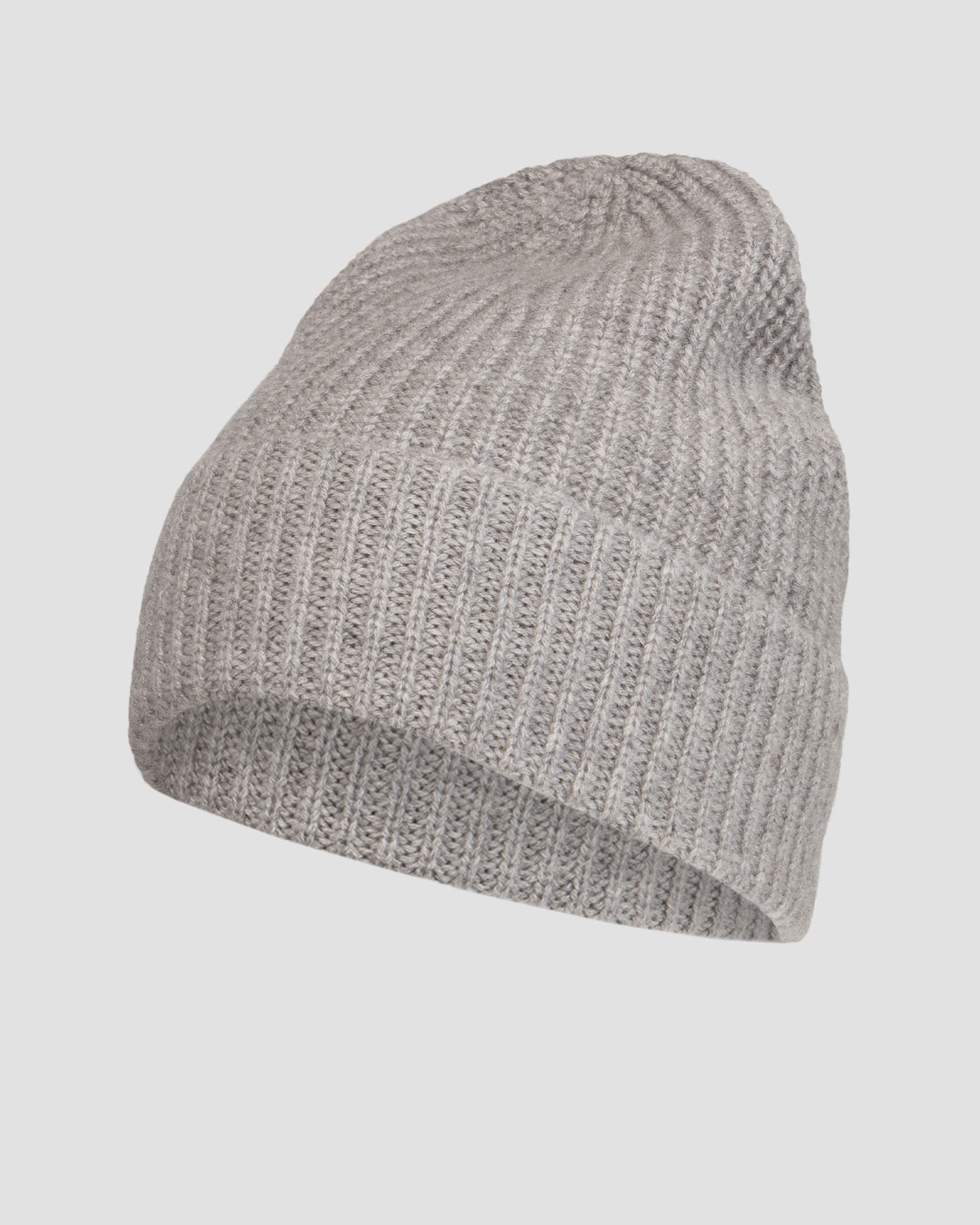 Bonnet en cachemire gris pour femmes William Sharp