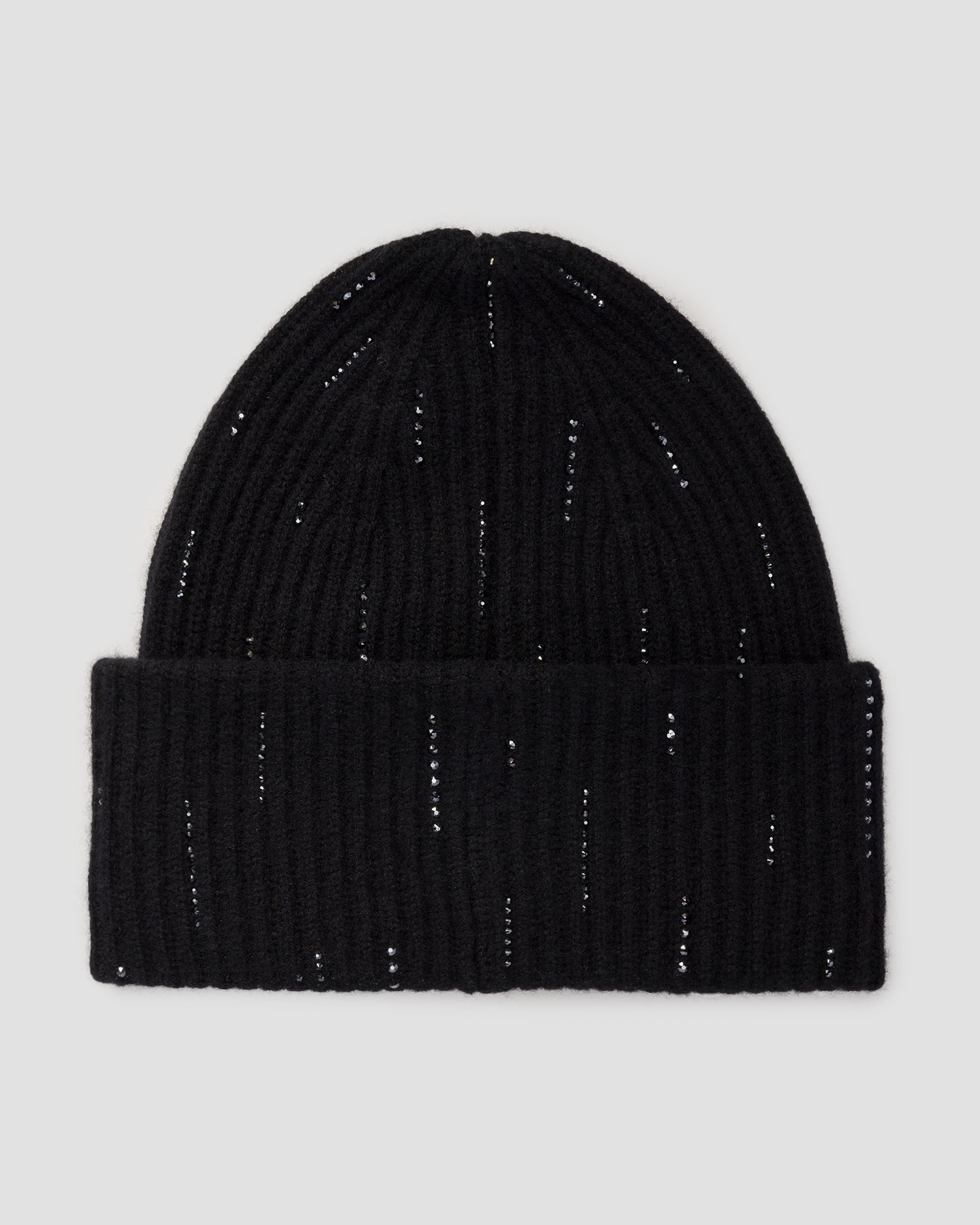 Czarna czapka z kaszmiru damska William Sharp