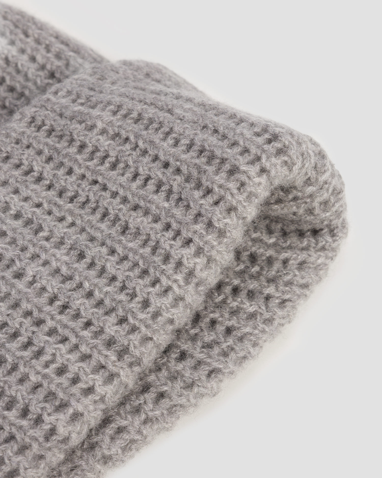 Szara czapka z kaszmiru damska William Sharp