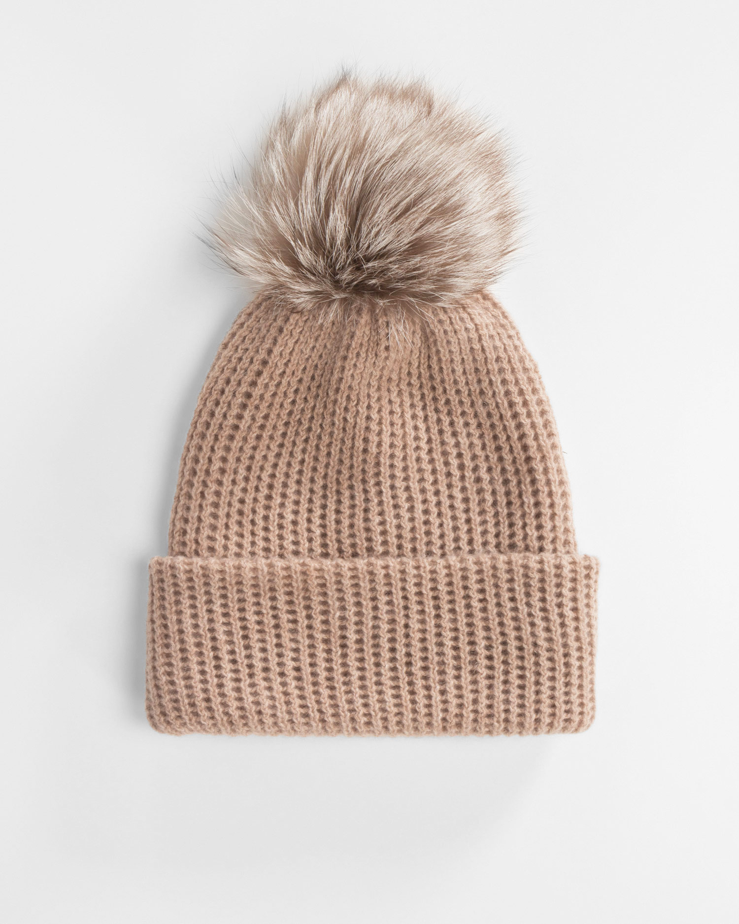 Brązowa czapka z kaszmiru damska William Sharp