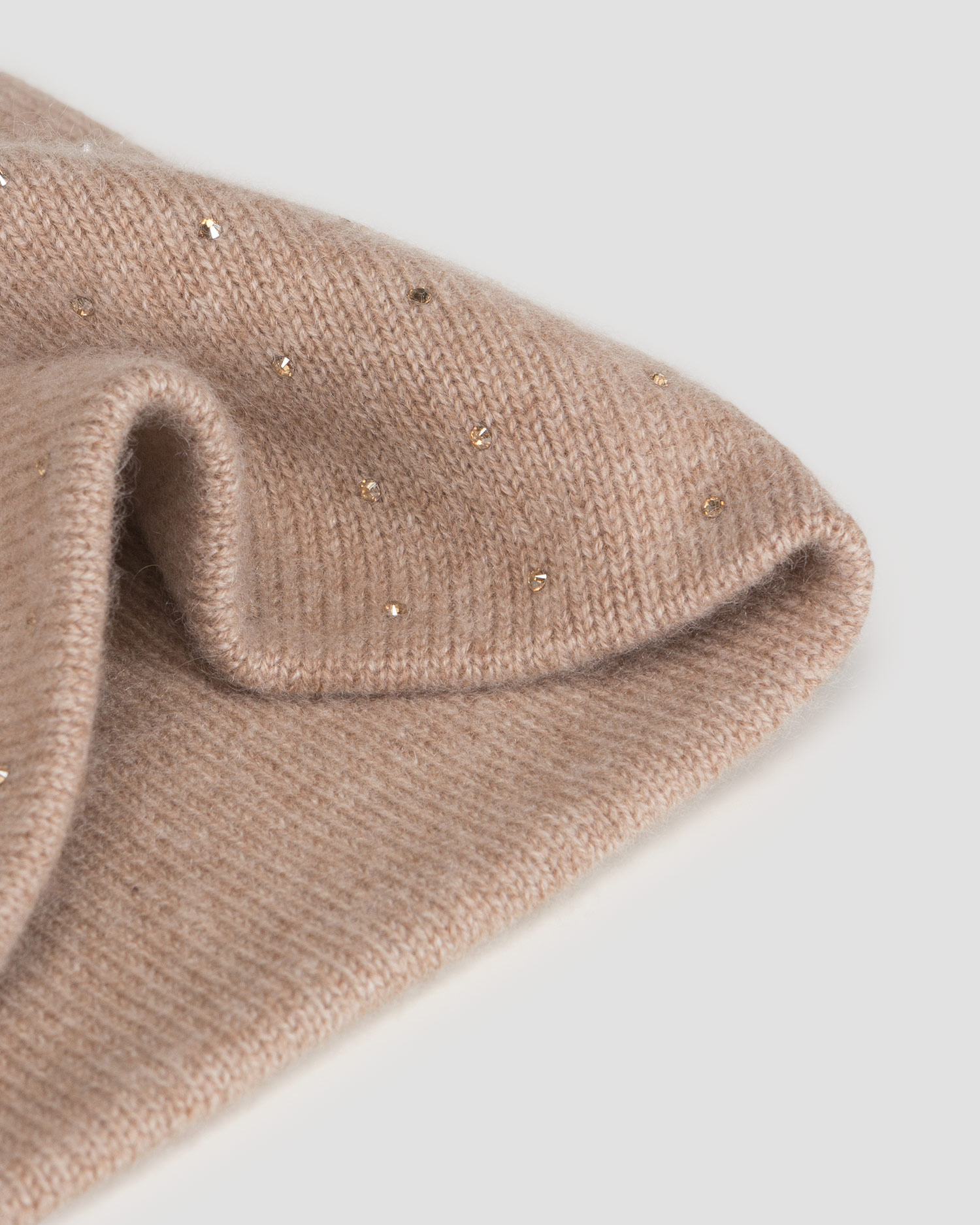 Brązowa czapka z kaszmiru damska William Sharp