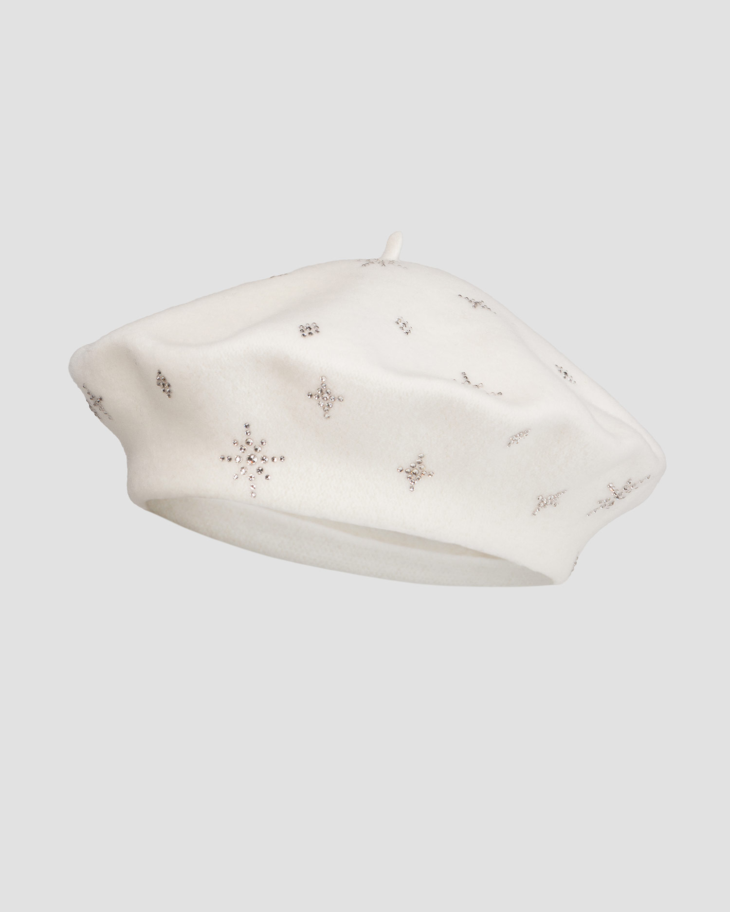 Béret en laine blanche pour femmes William Sharp