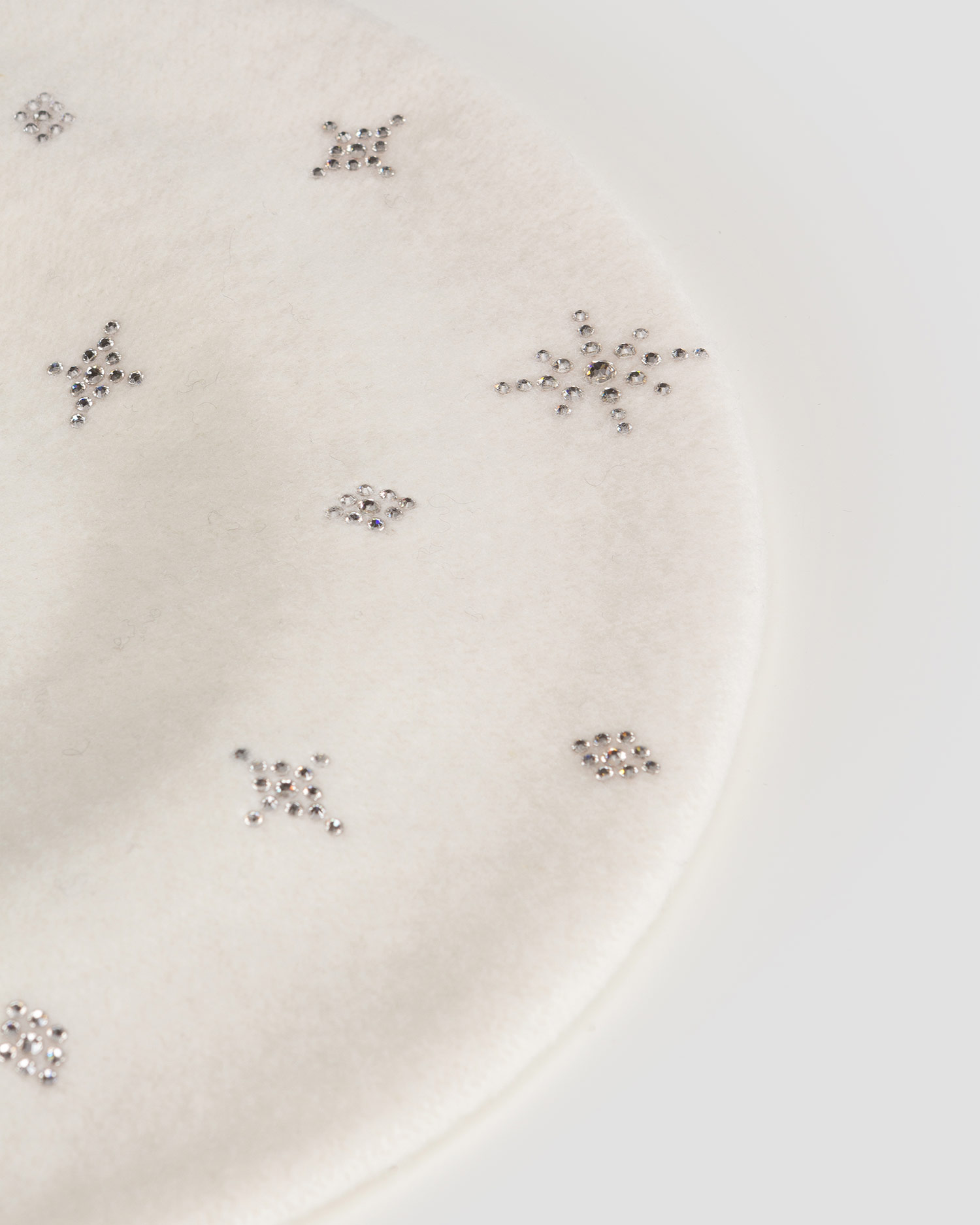 Béret en laine blanche pour femmes William Sharp