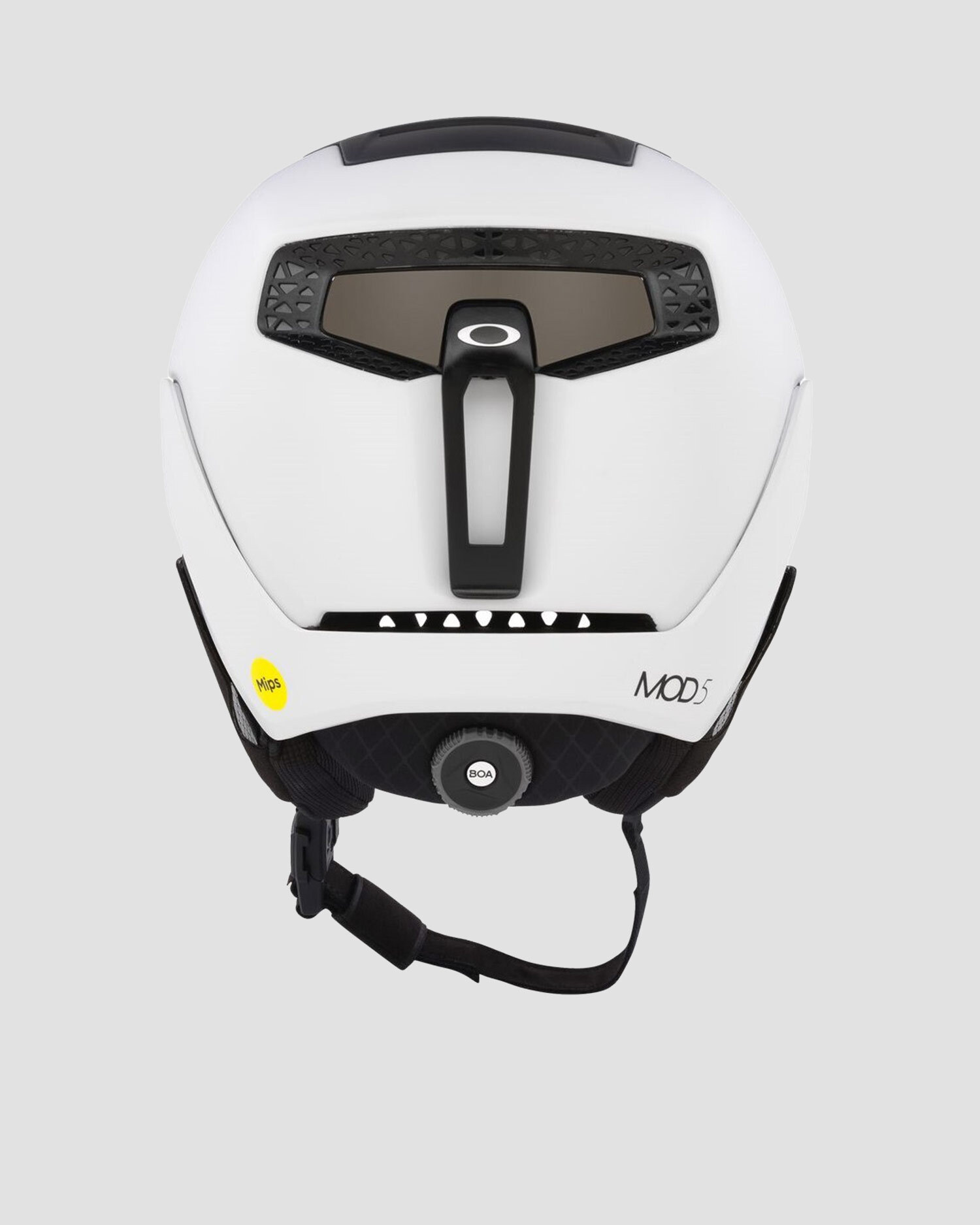 Bílá lyžařská helma Oakley MOD5