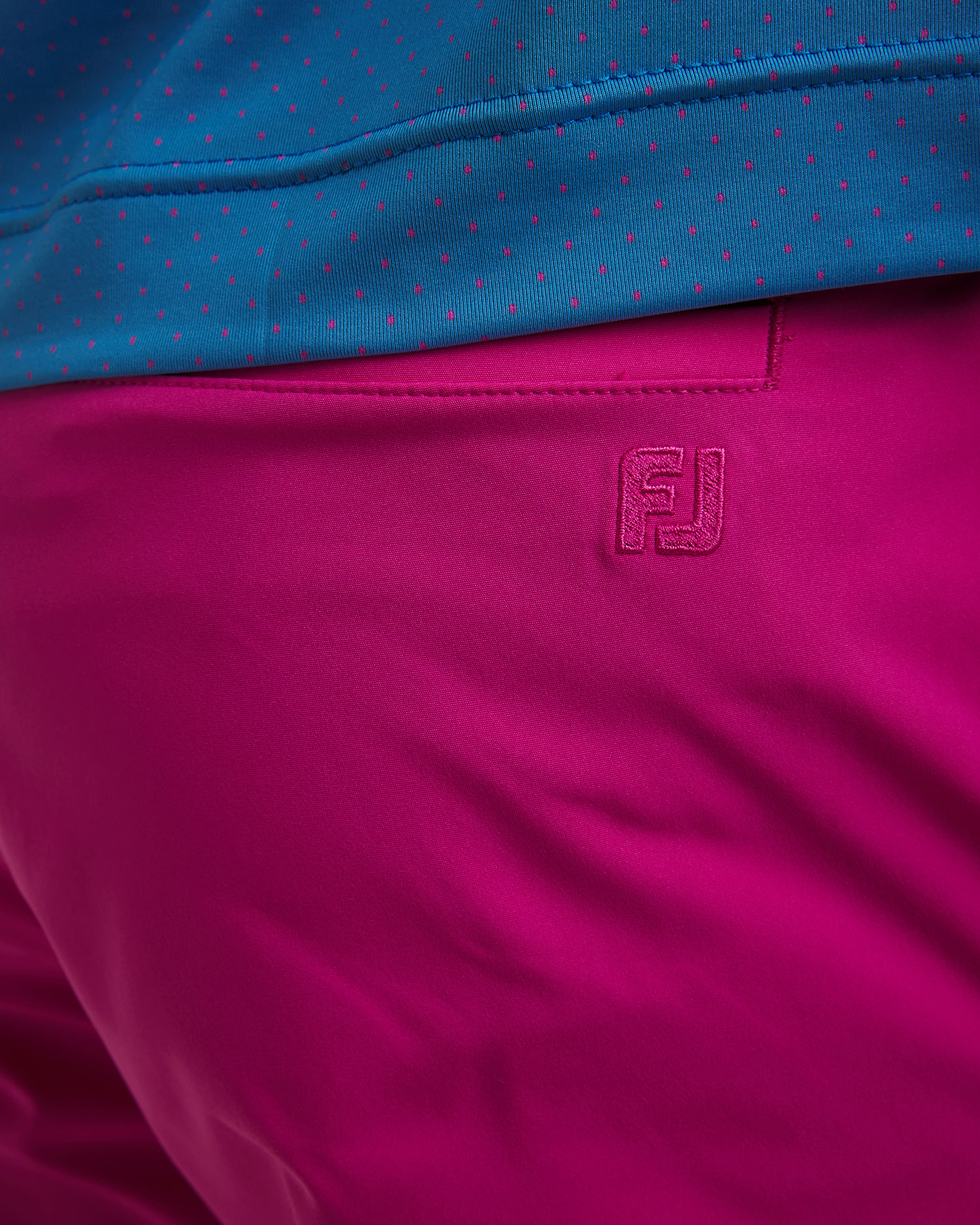 Różowe szorty męskie FootJoy Eu FJ Par Golf Short