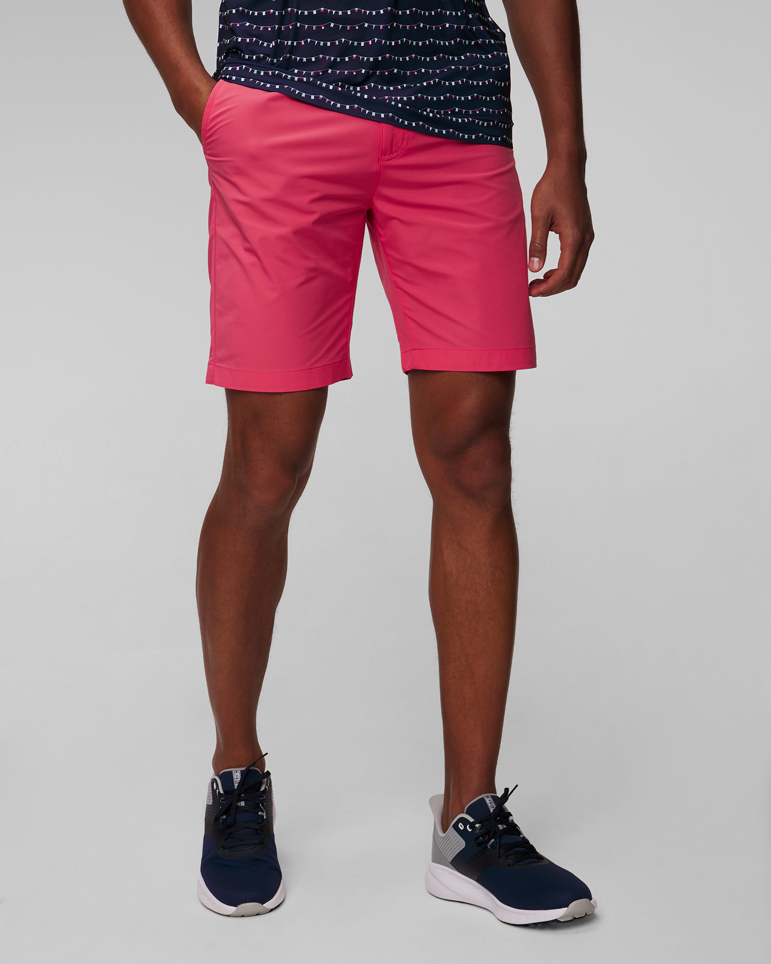 Koralowe szorty męskie FootJoy Eu FJ Par Golf Short