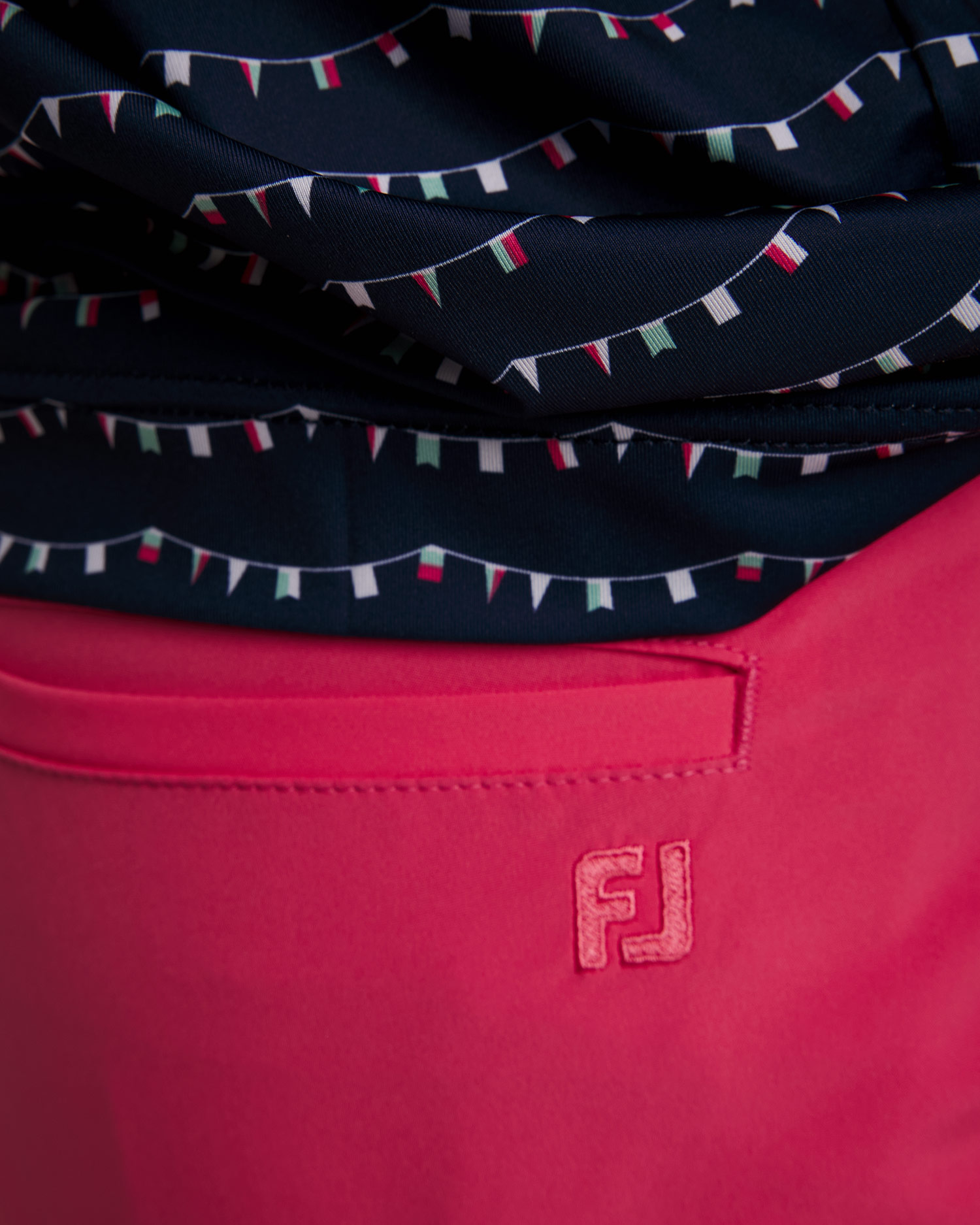Koralowe szorty męskie FootJoy Eu FJ Par Golf Short