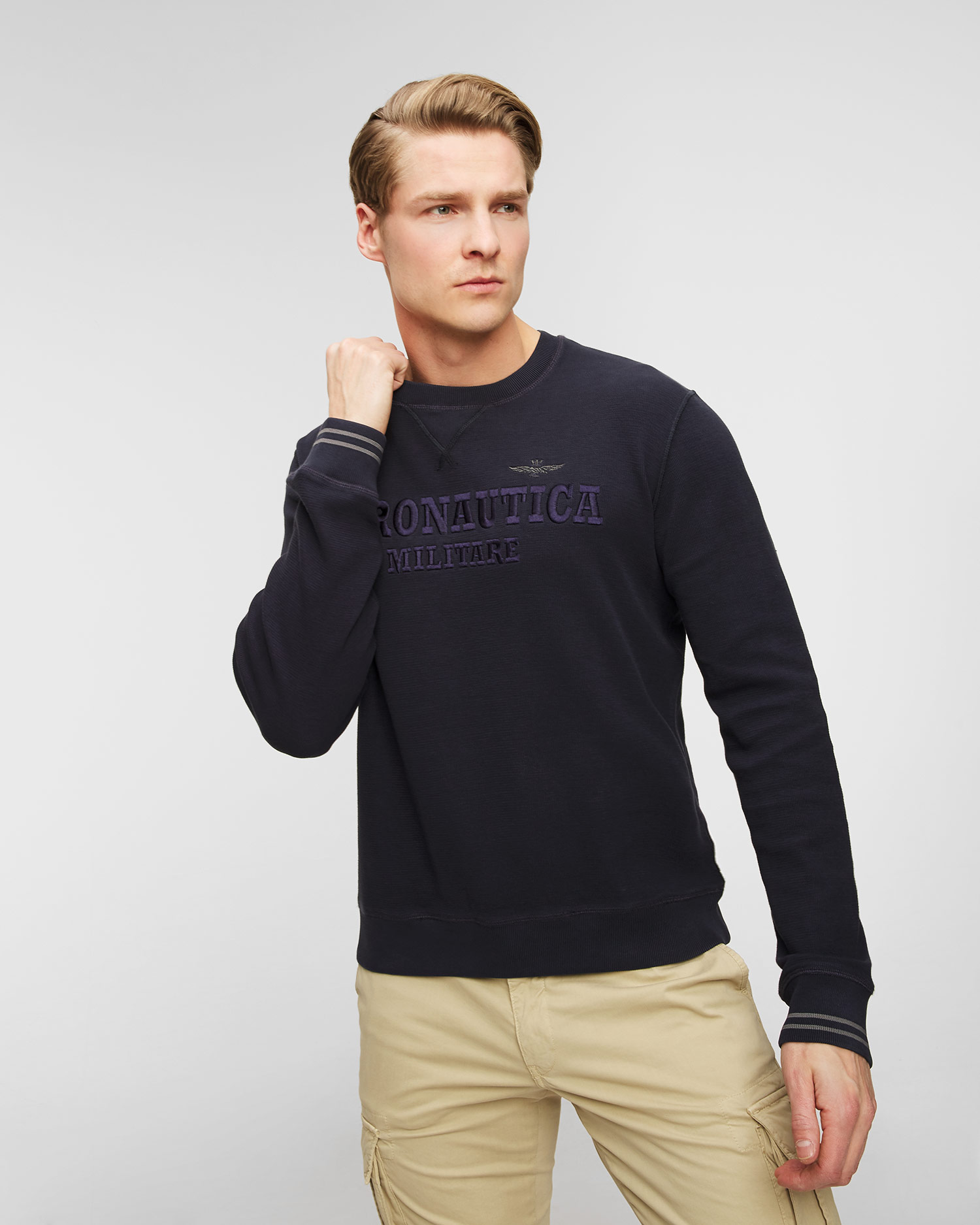 Sweat-shirt à capuche Aeronautica Militare