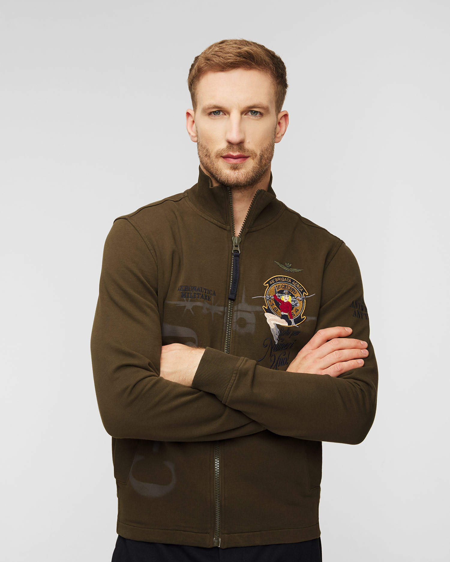 Aeronautica Militare Herrensweatshirt Grün