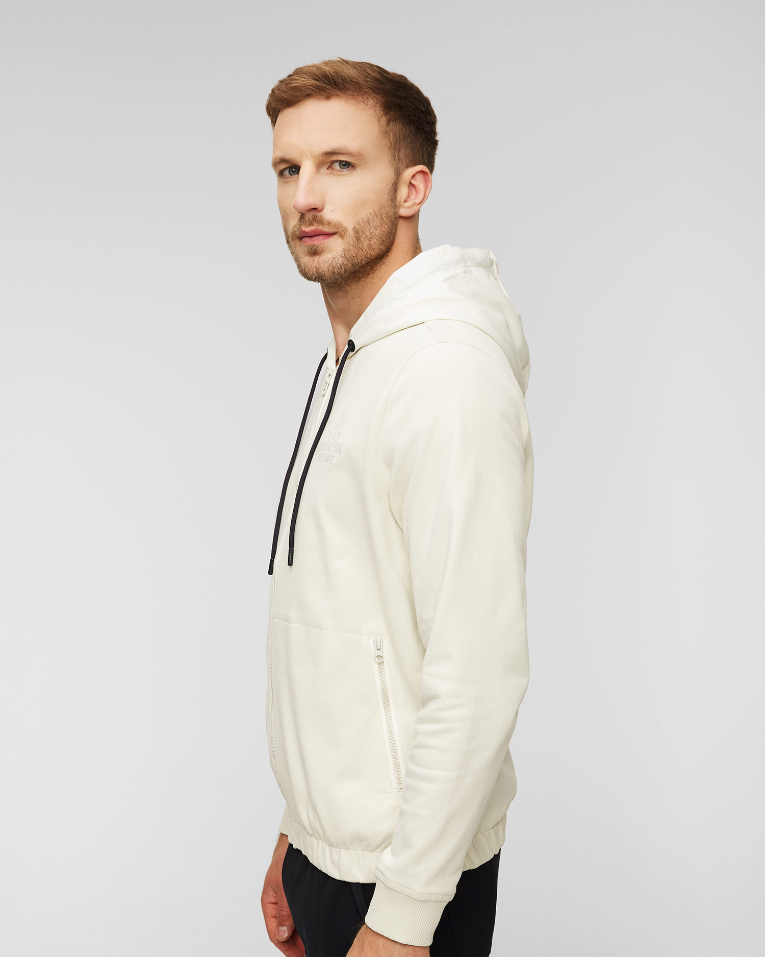Aeronautica Militare Kapuzensweatshirt Beige