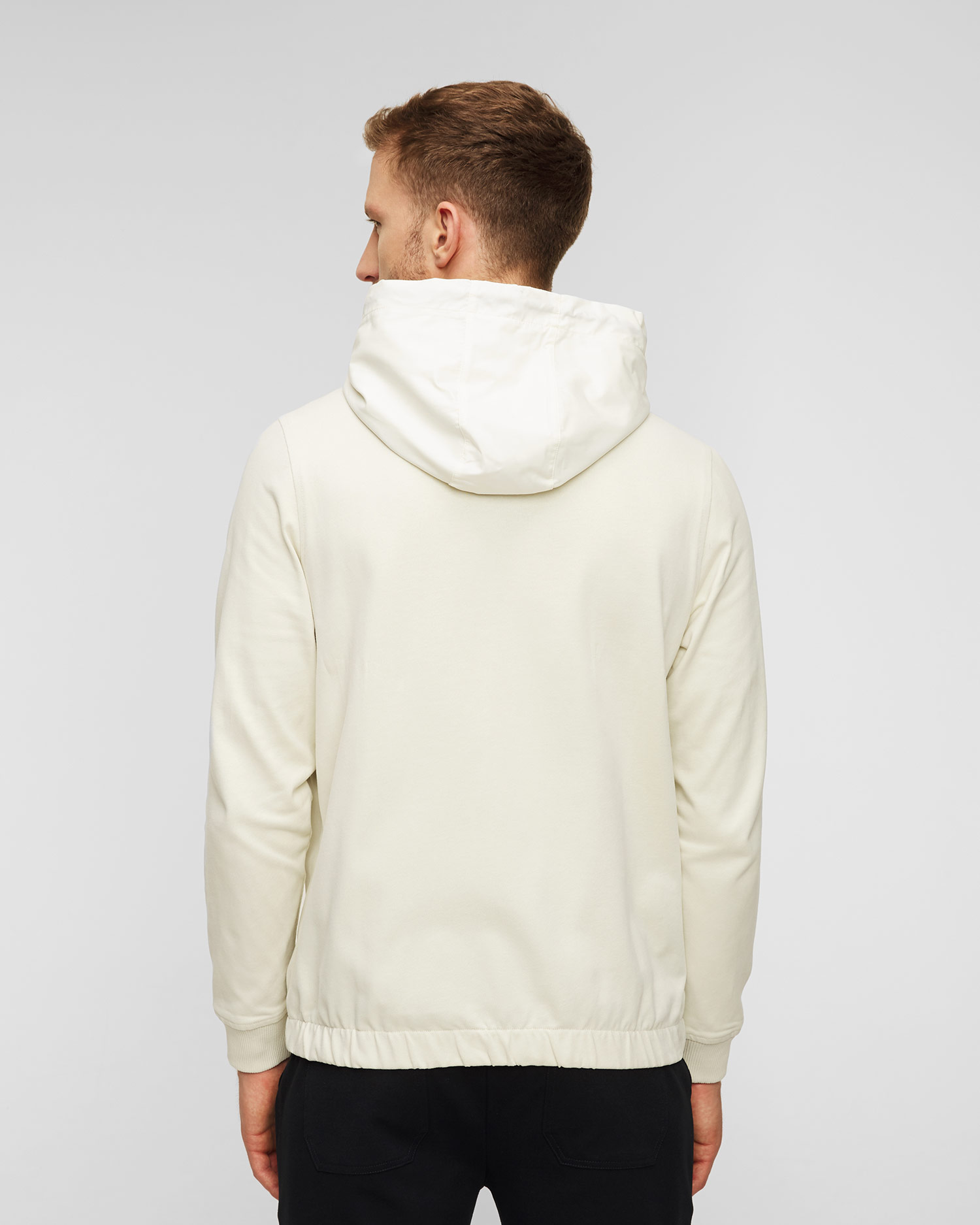 Pánska mikina s kapucňou Aeronautica Militare Beige