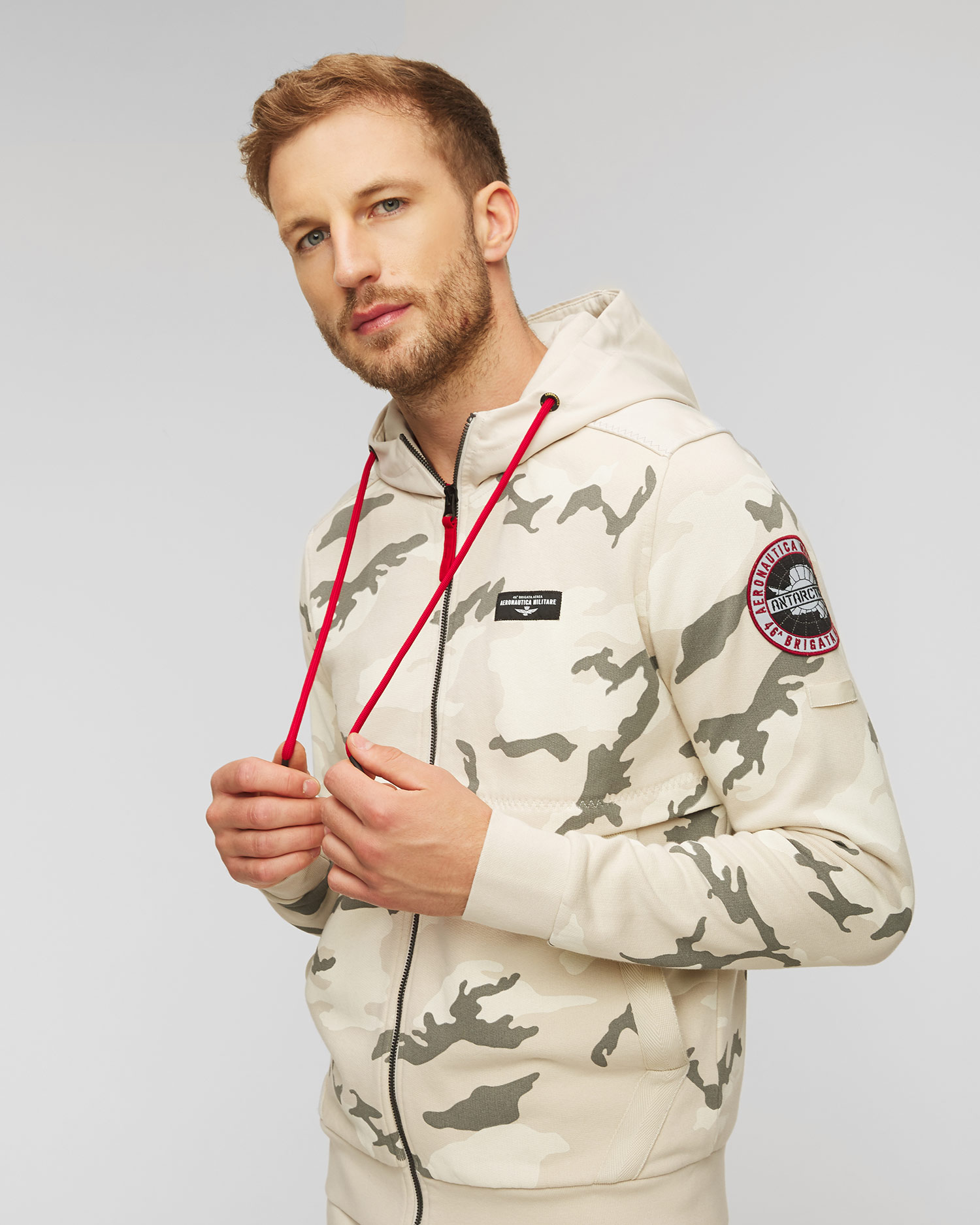 Pánska mikina s kapucňou Aeronautica Militare