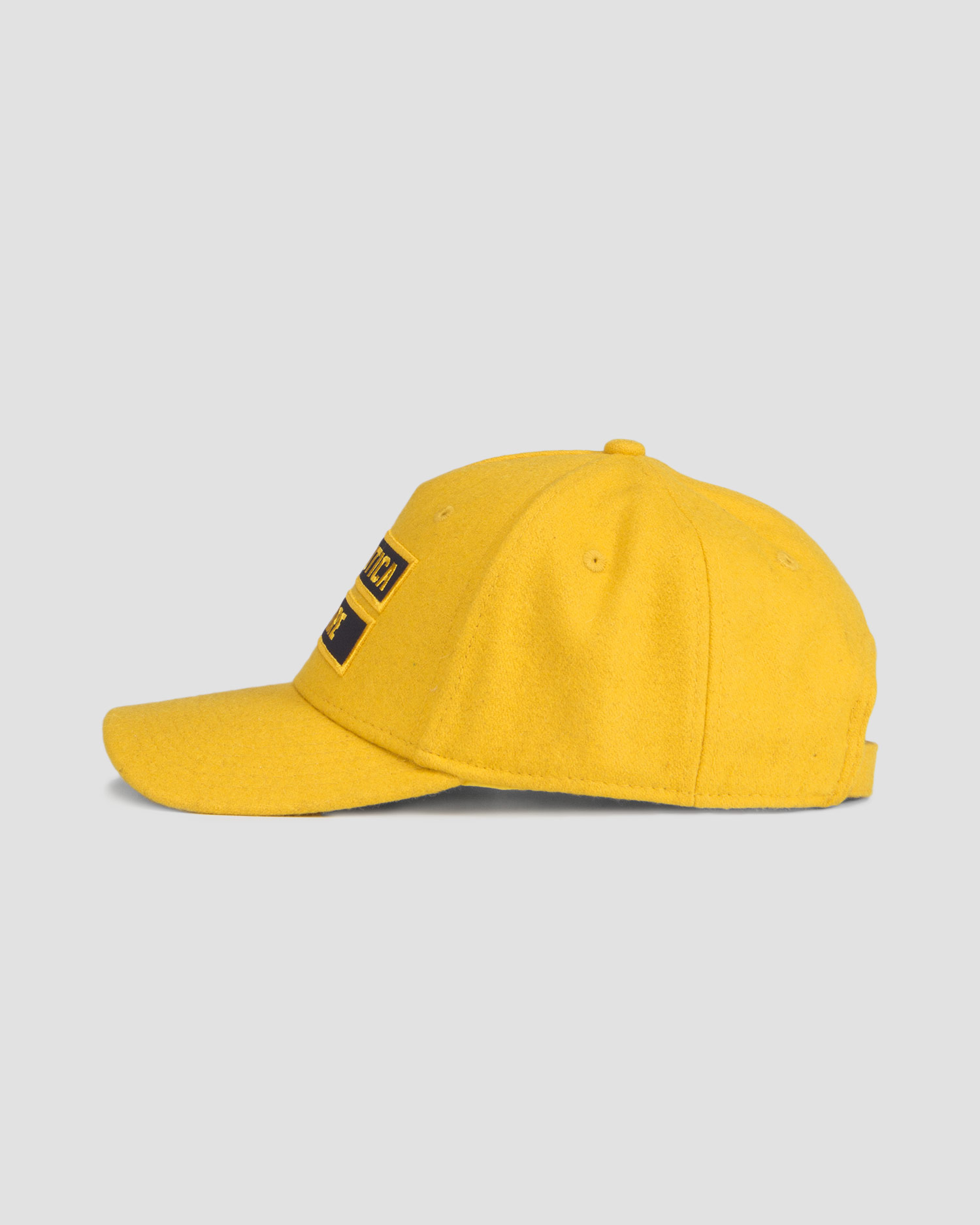 Cappellino in lana da uomo Aeronautica Militare Giallo