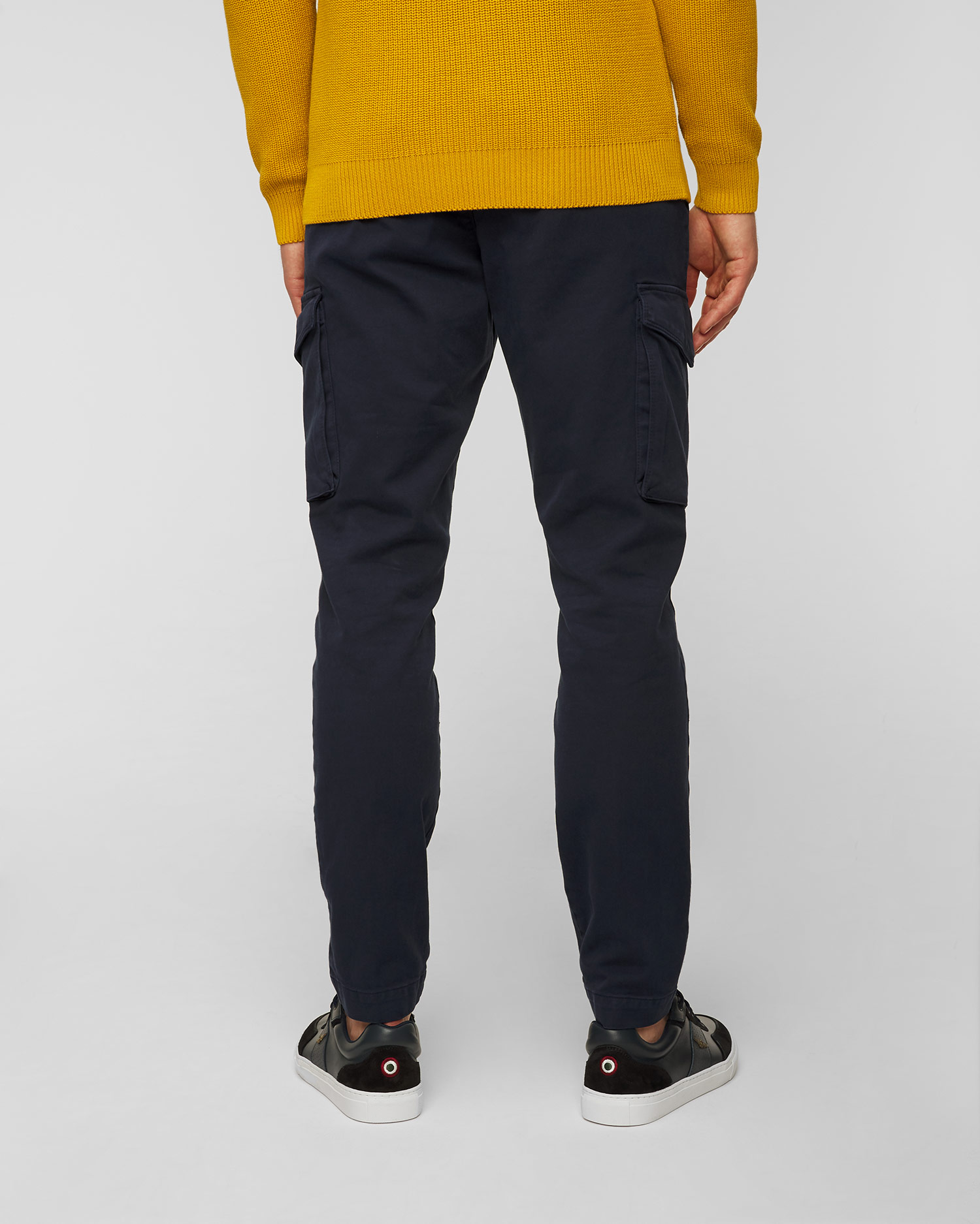 Pantalon cargo pour hommes Aeronautica Militare Bleu marine