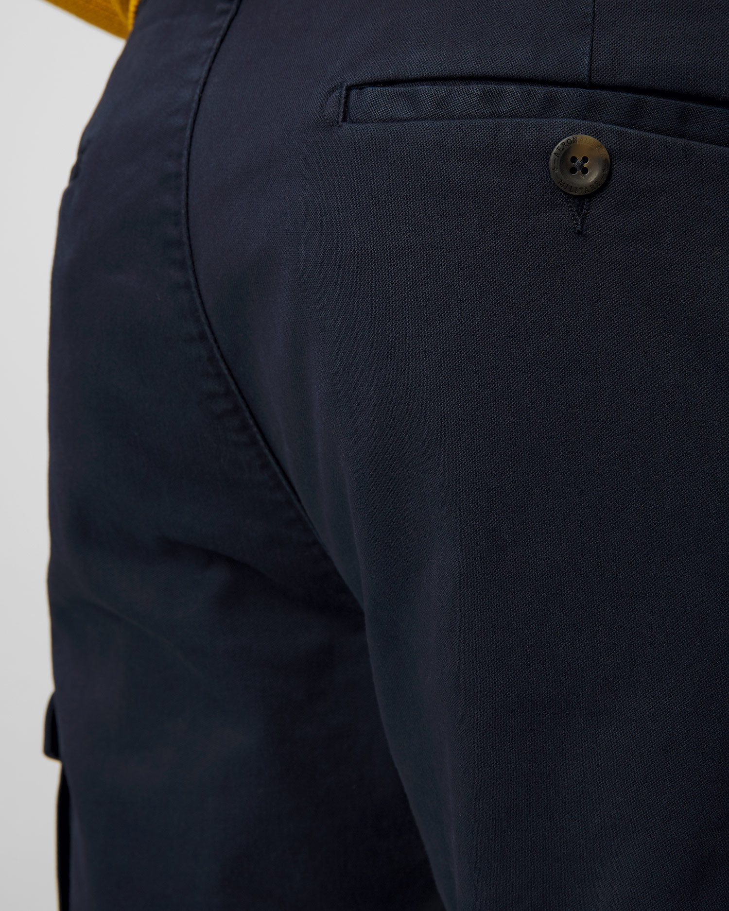 Pantalon cargo pour hommes Aeronautica Militare Bleu marine