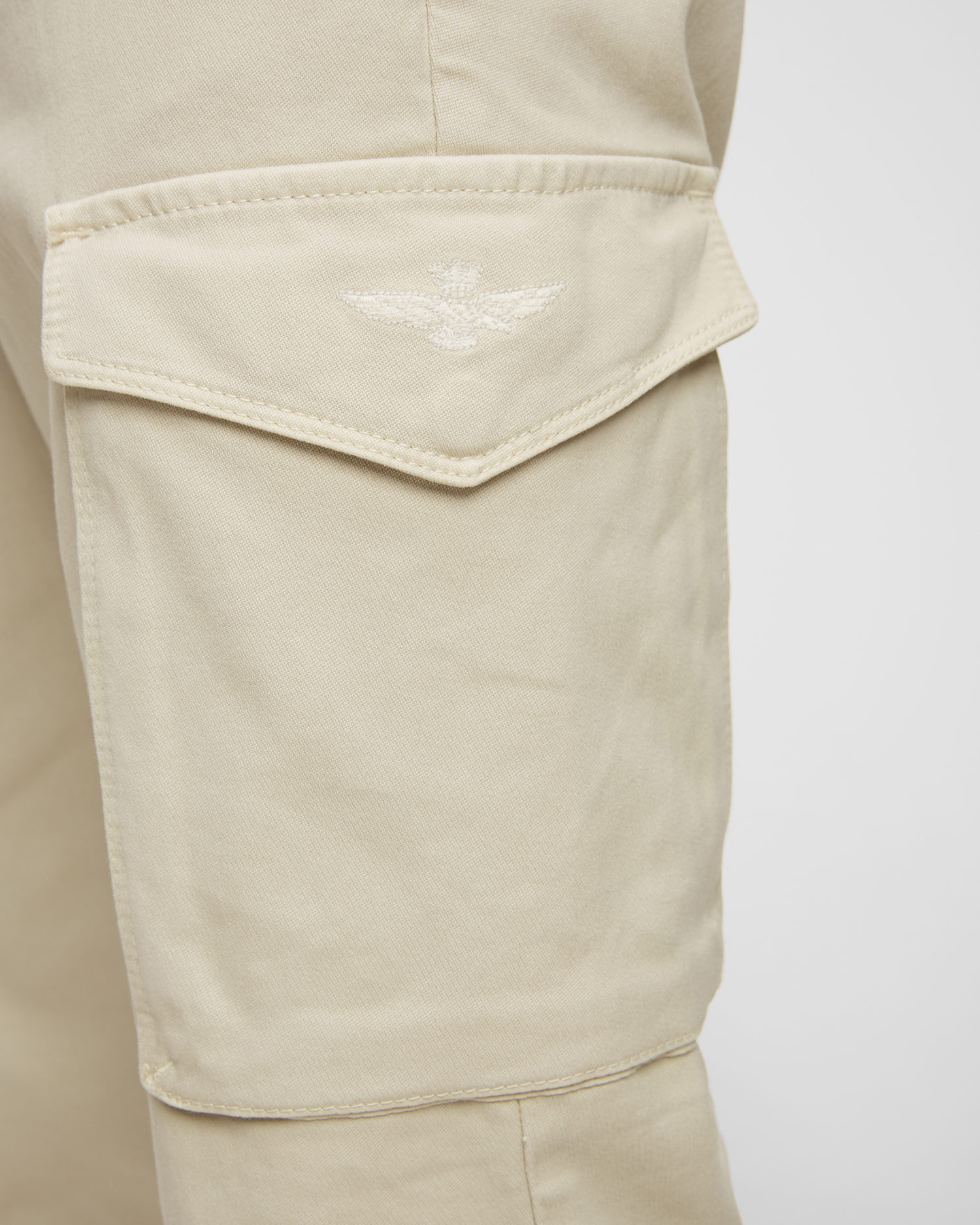 Pantalon cargo pour hommes Aeronautica Militare Beige