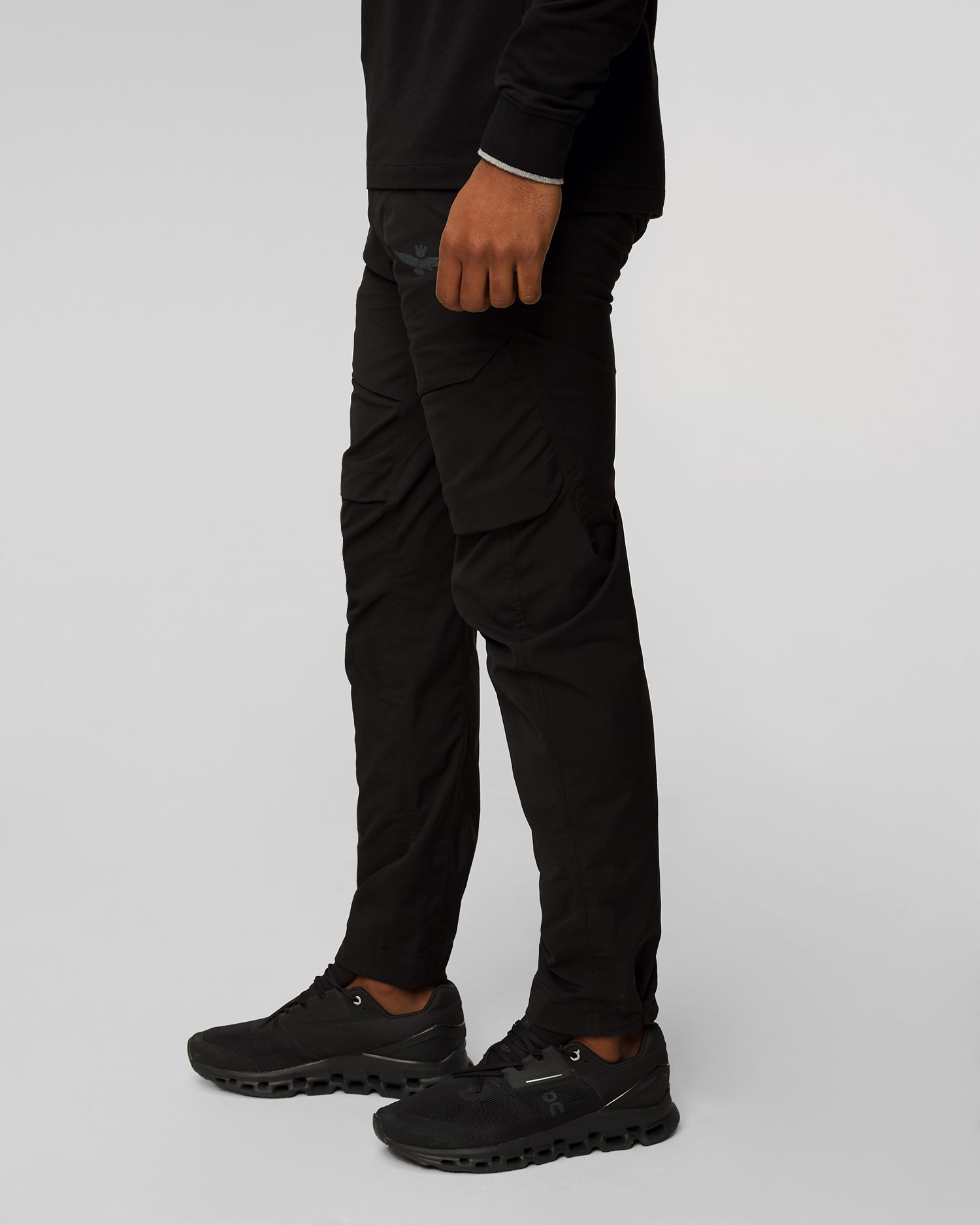 Pantalon noir pour hommes Aeronautica Militare
