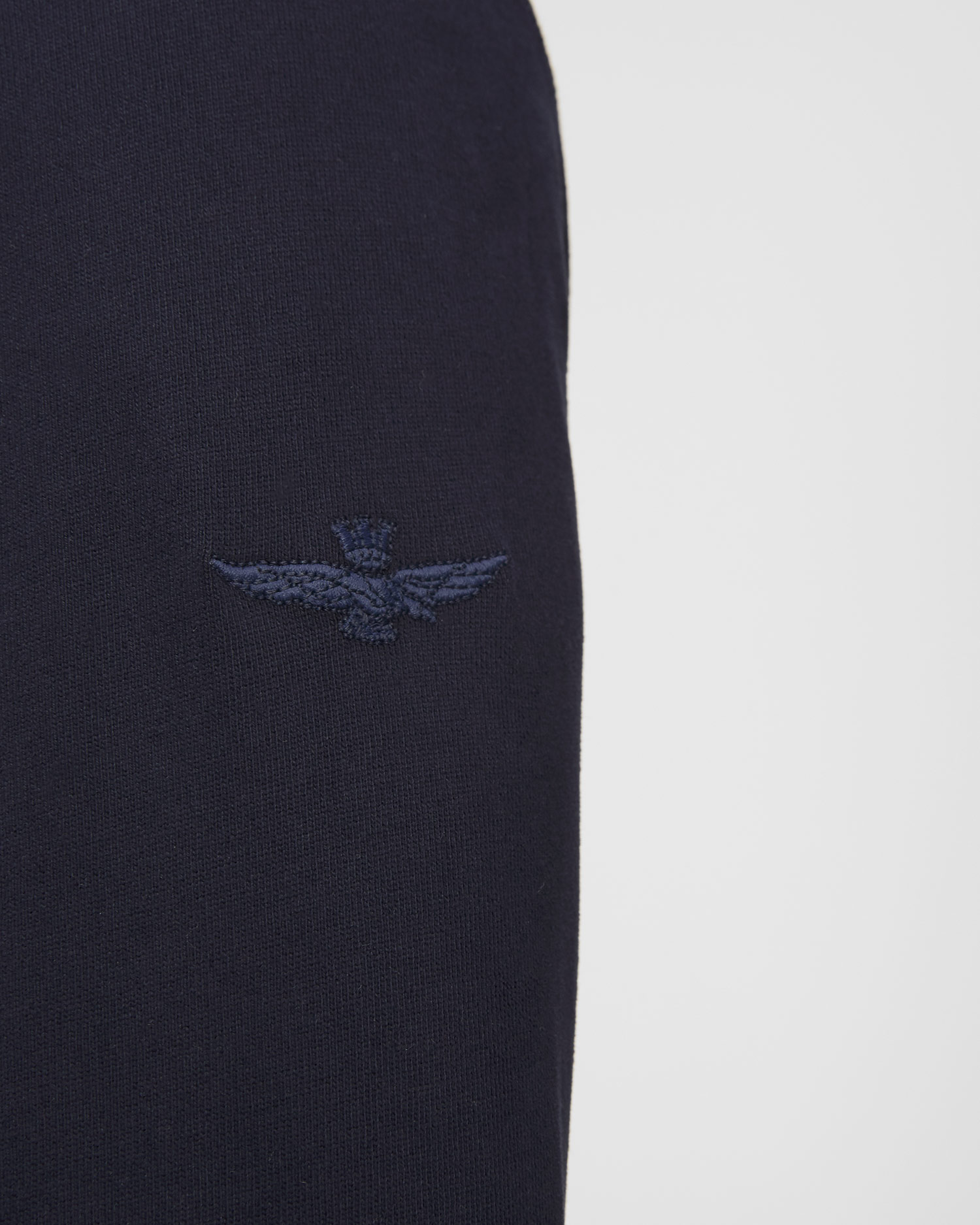 Pánske polo tričko s dlhým rukávom Aeronautica Militare navy blue