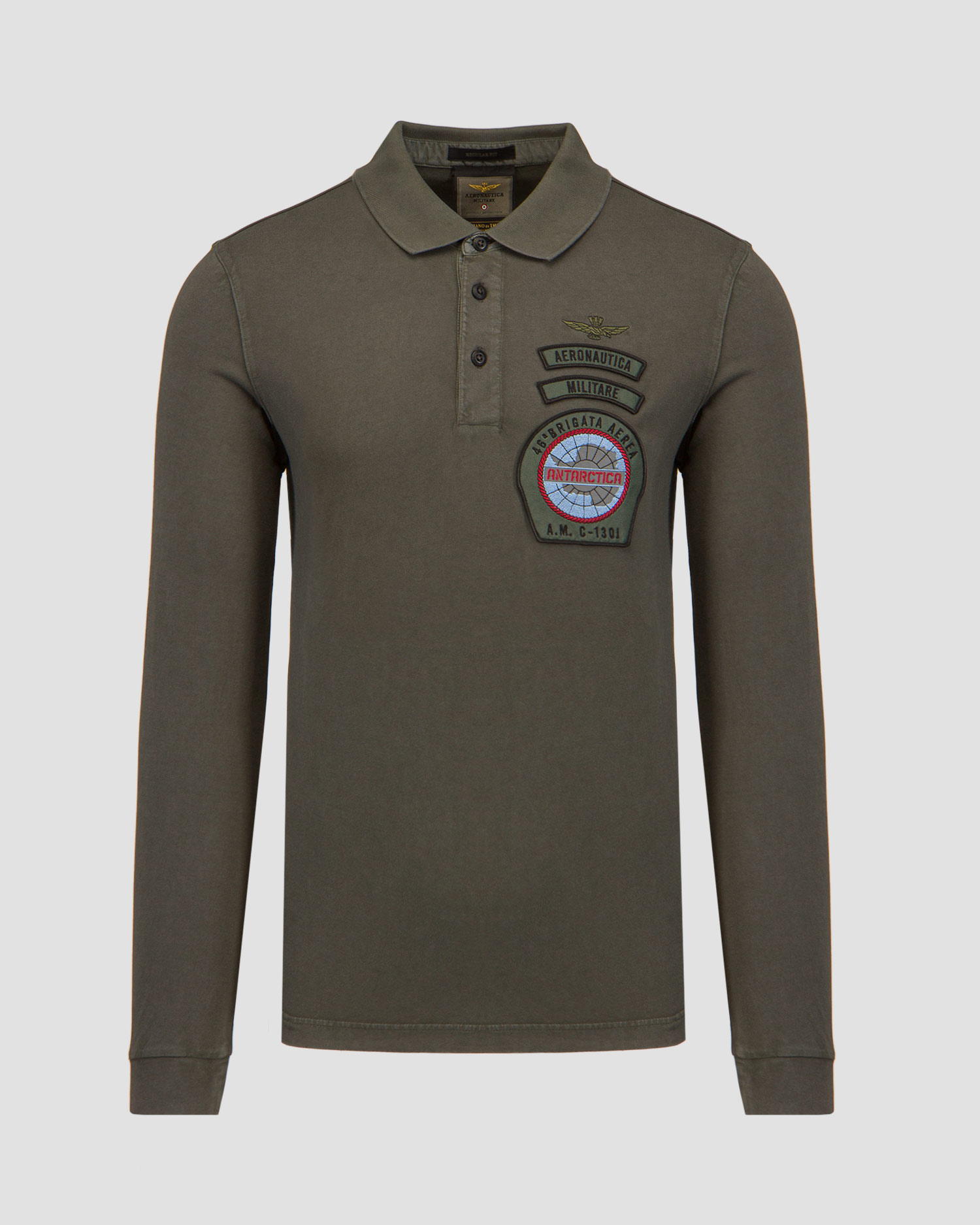 Pánske polo tričko s dlhým rukávom Aeronautica Militare