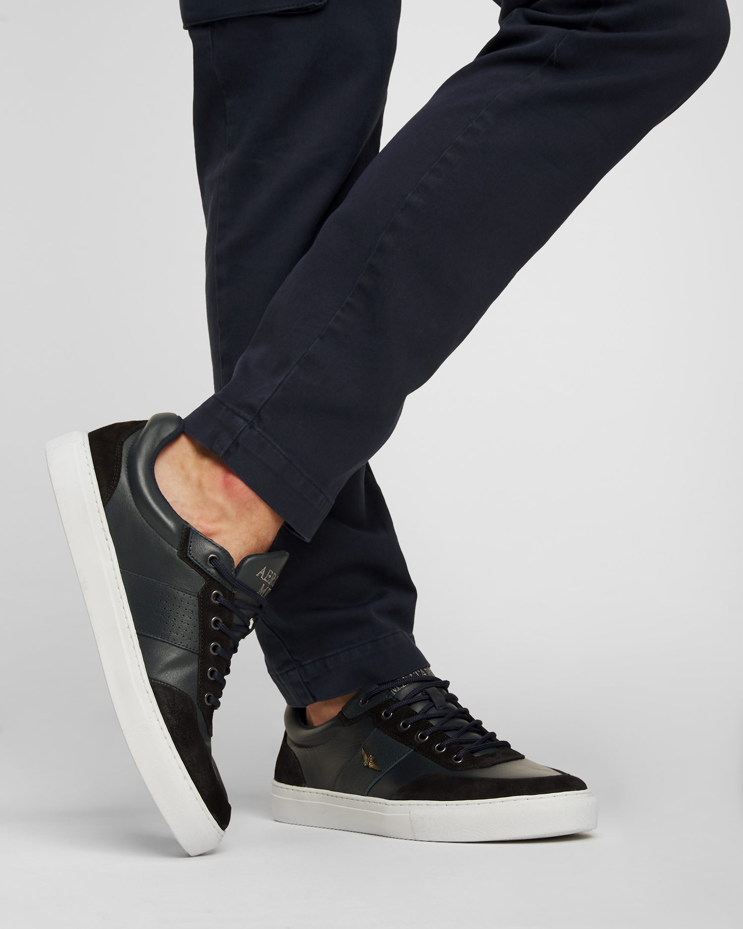 Pánske topánky Aeronautica Militare Navy blue