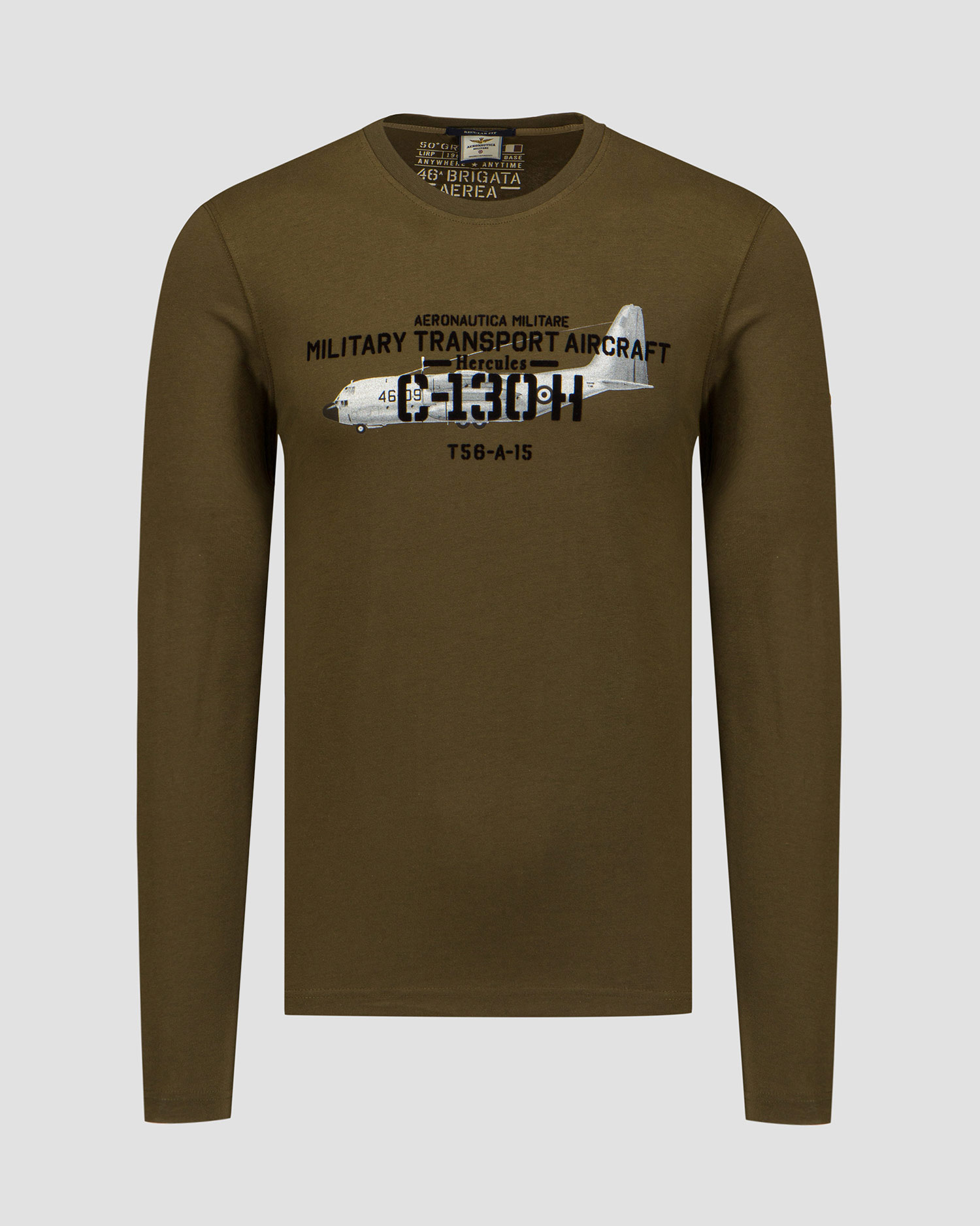 Aeronautica Militare Langarmshirt Grün