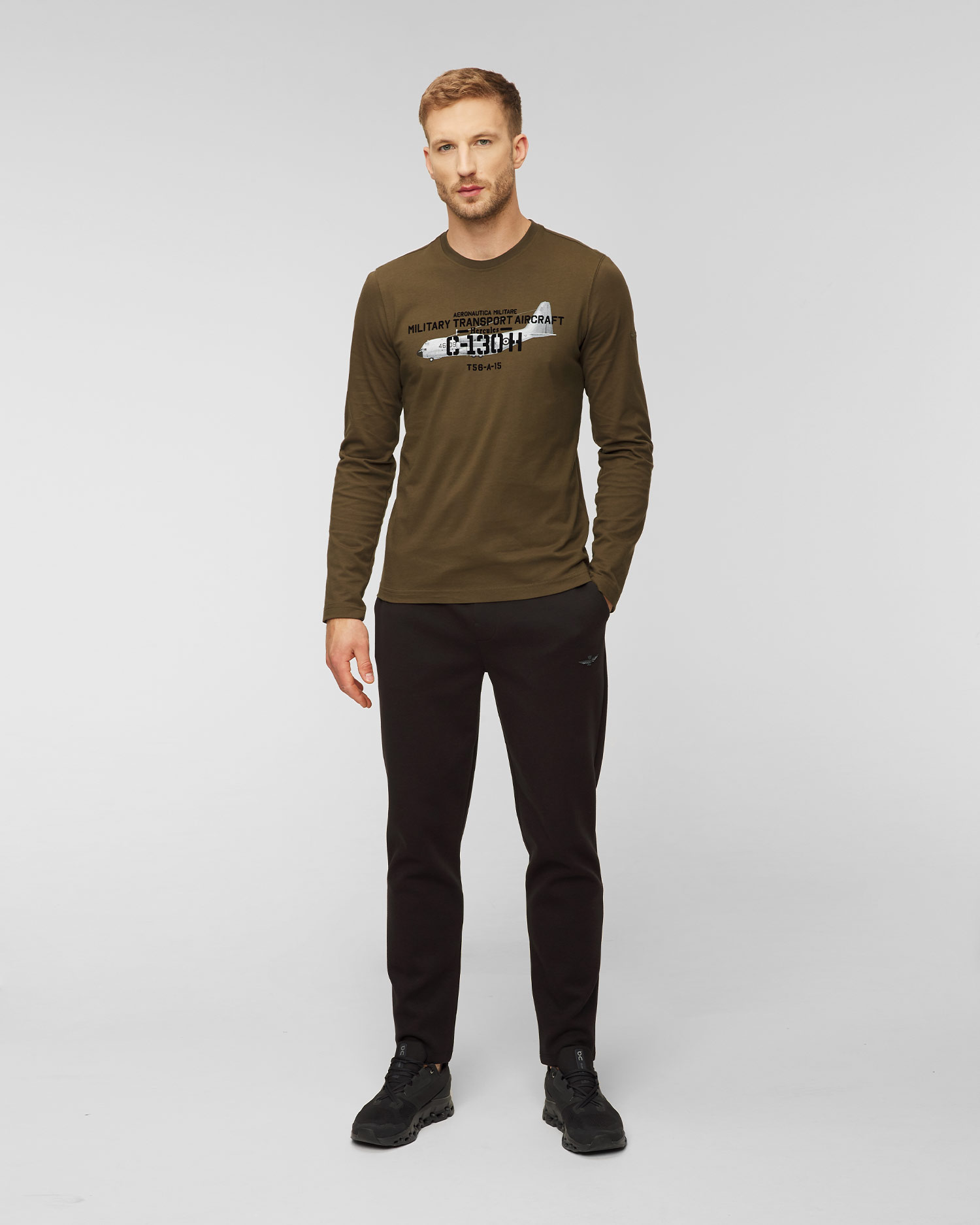 Aeronautica Militare Langarmshirt Grün