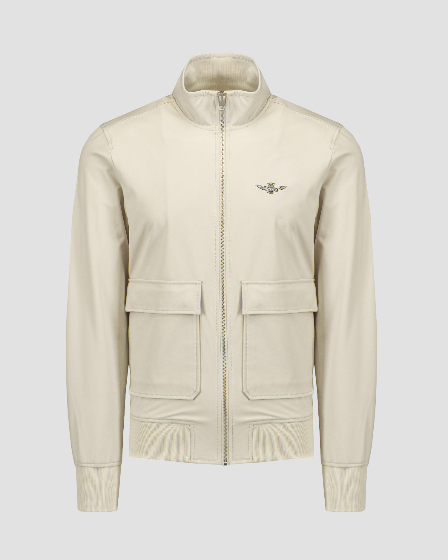 Veste beige pour hommes Aeronautica Militare 