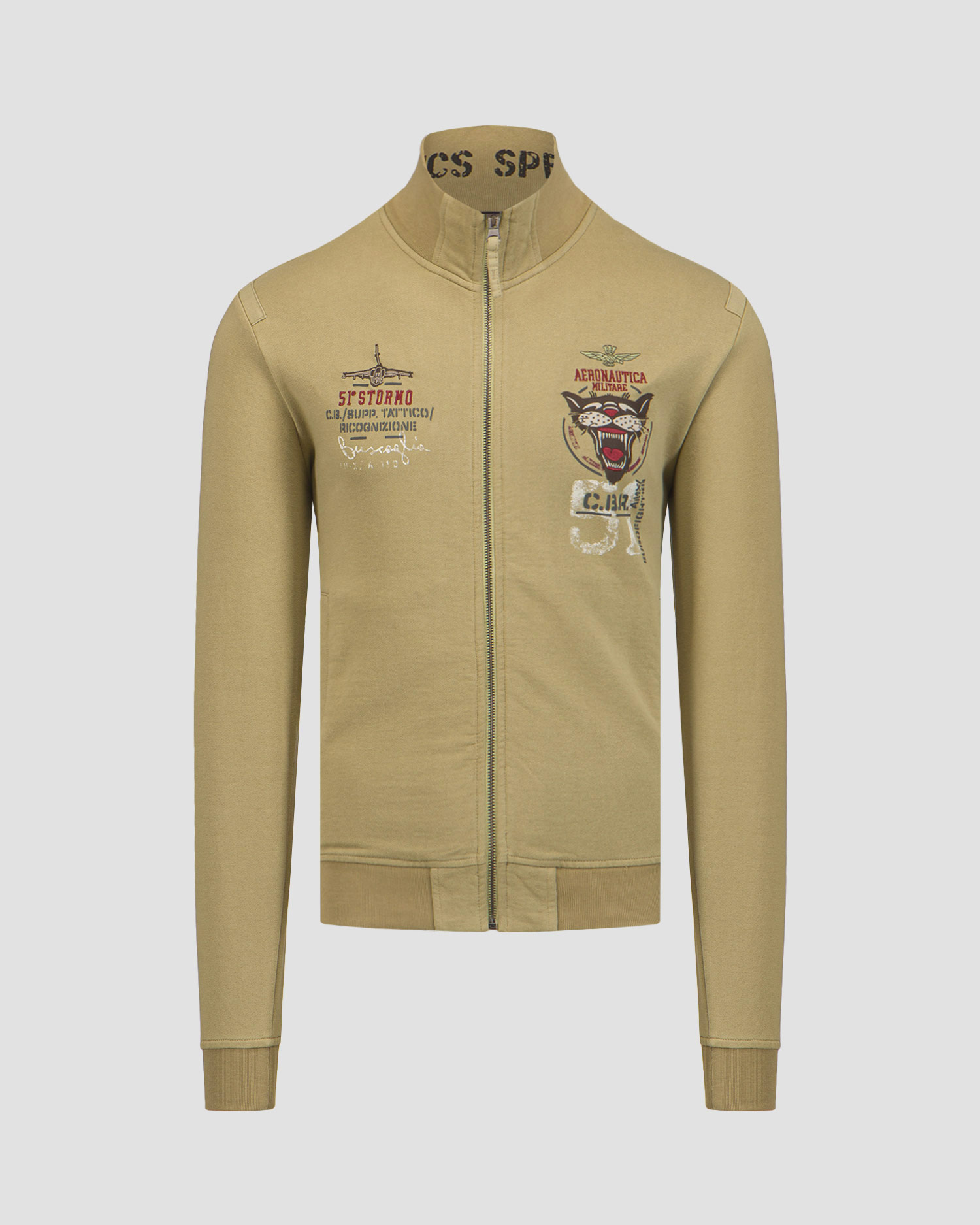 Zelená pánská mikina Aeronautica Militare