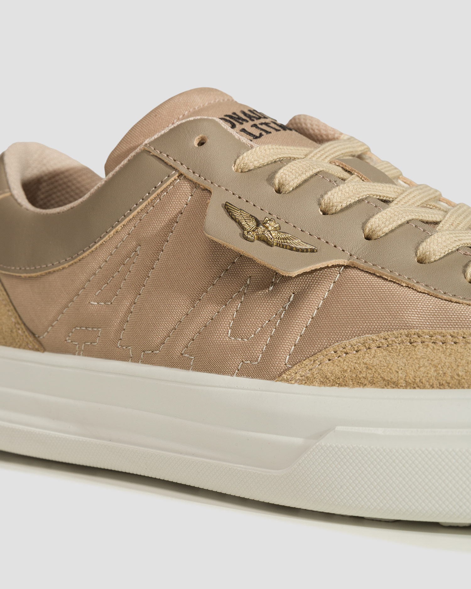 Scarpe beige da uomo Aeronautica Militare