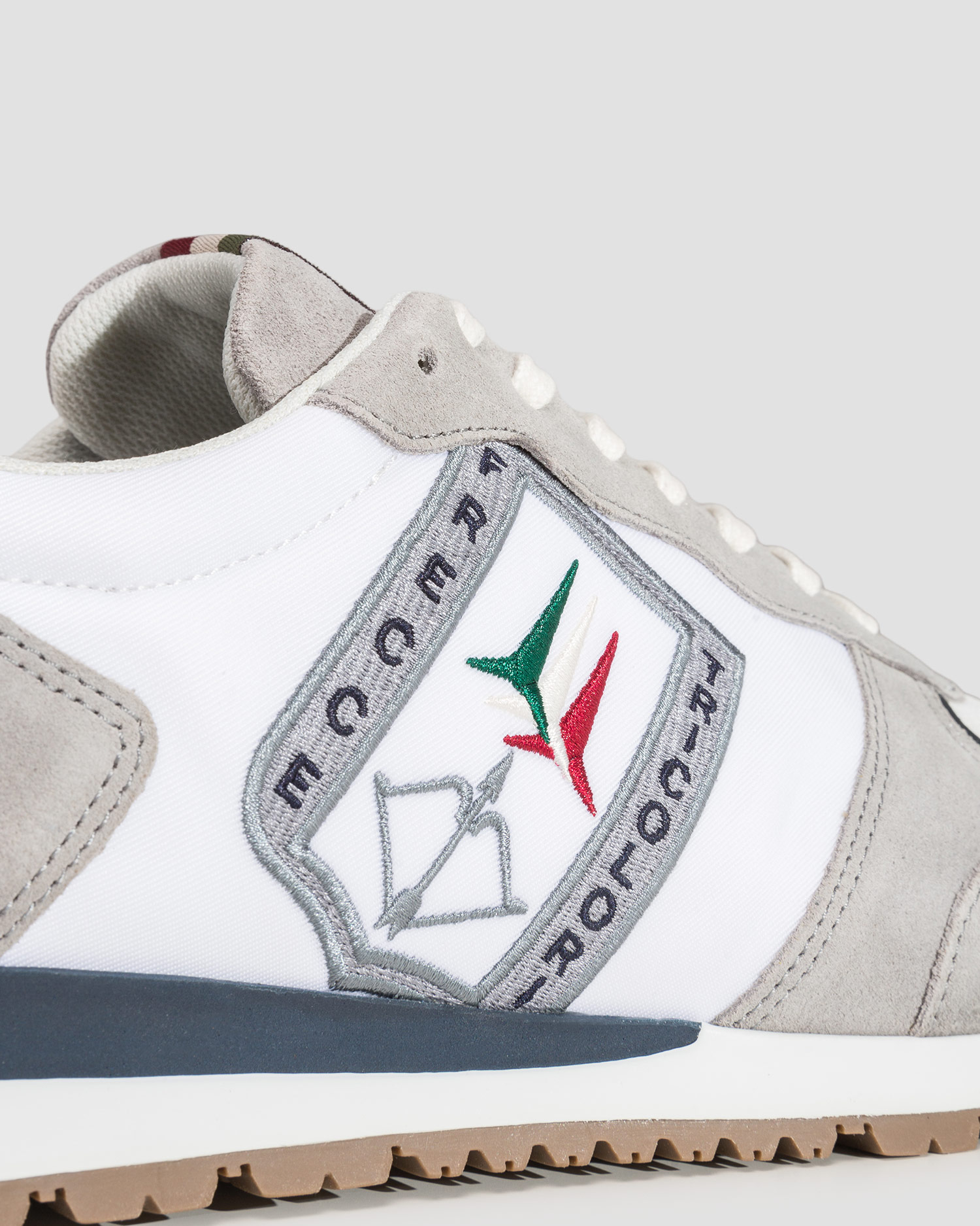 Scarpe bianche in pelle da uomo Aeronautica Militare