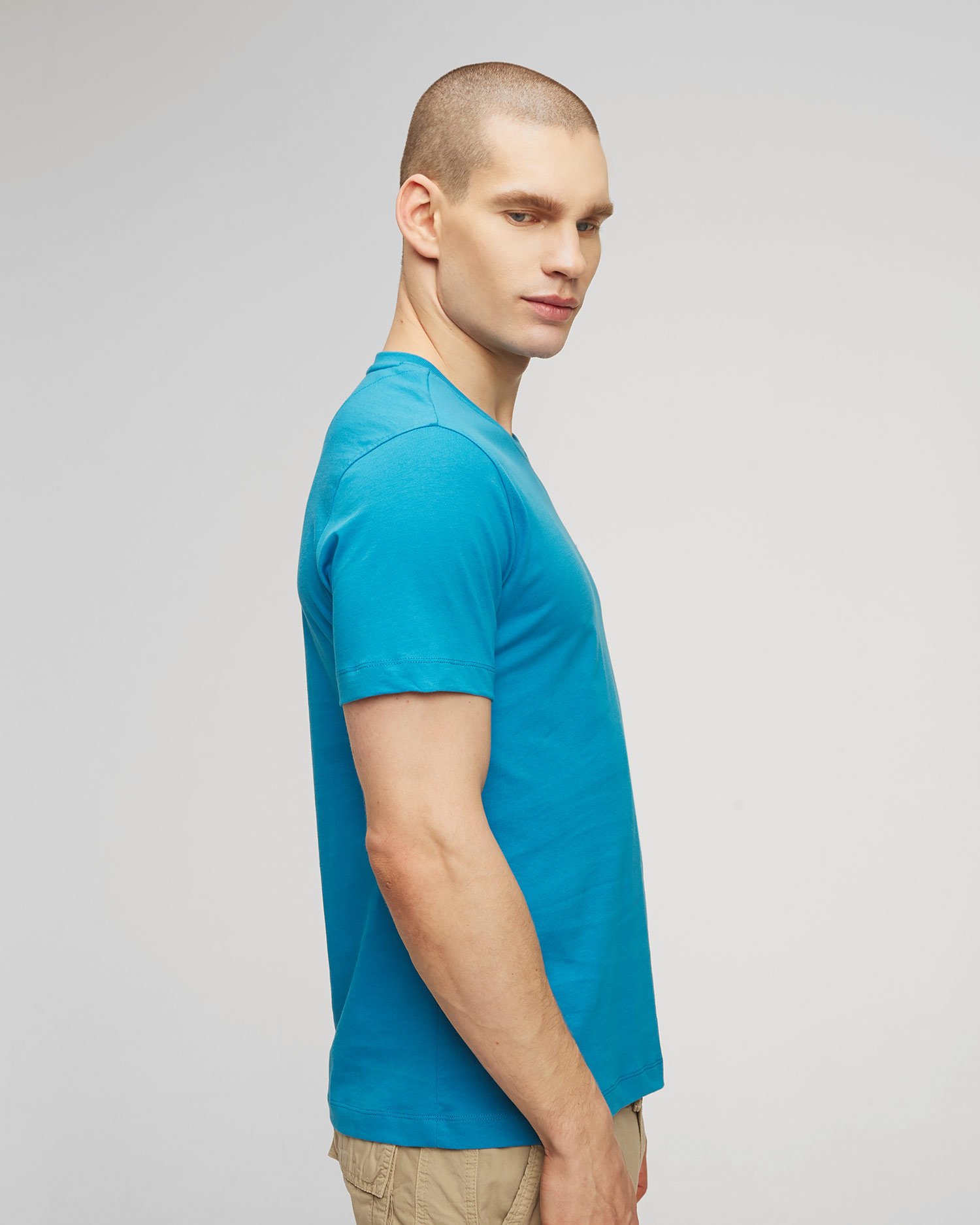 Tricou albastru pentru bărbați Aeronautica Militare