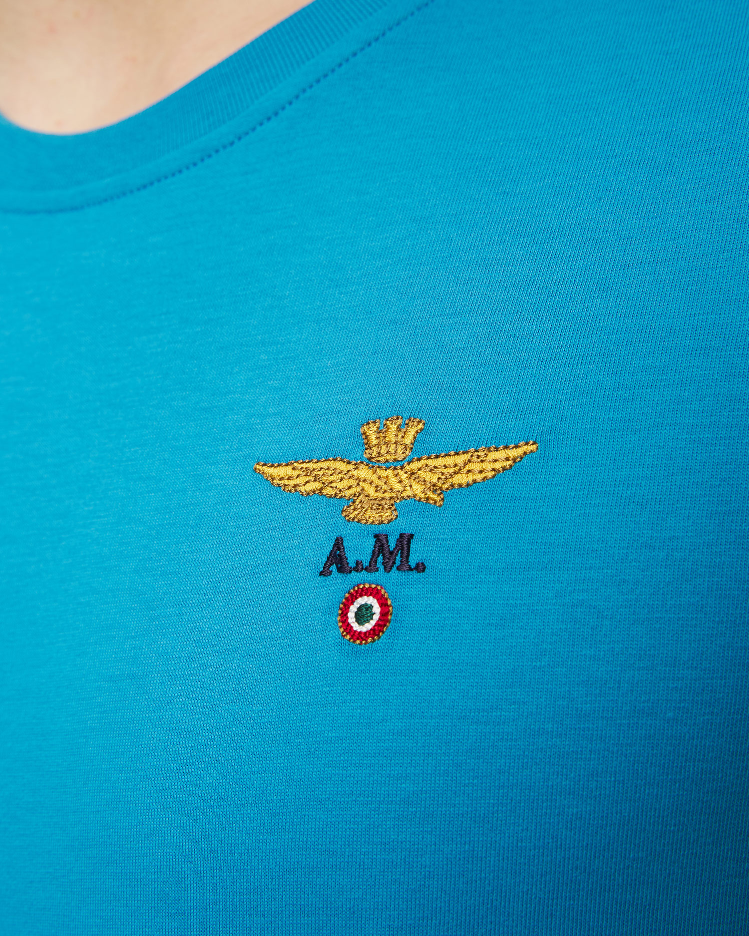 Tricou albastru pentru bărbați Aeronautica Militare