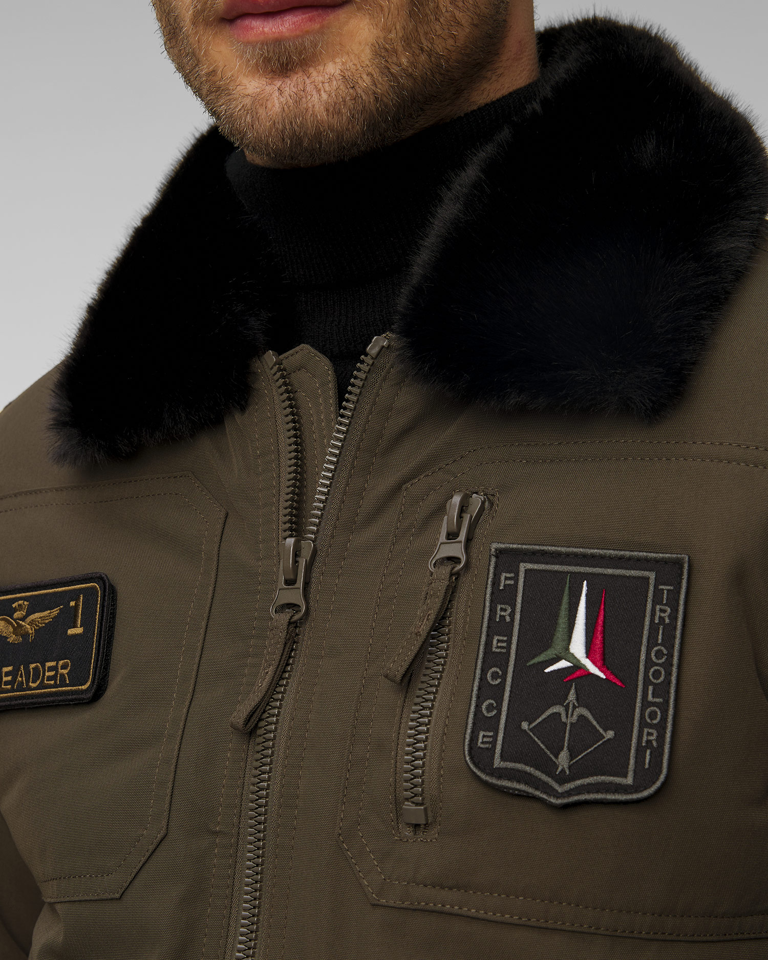 Pánska zelená bunda Aeronautica Militare