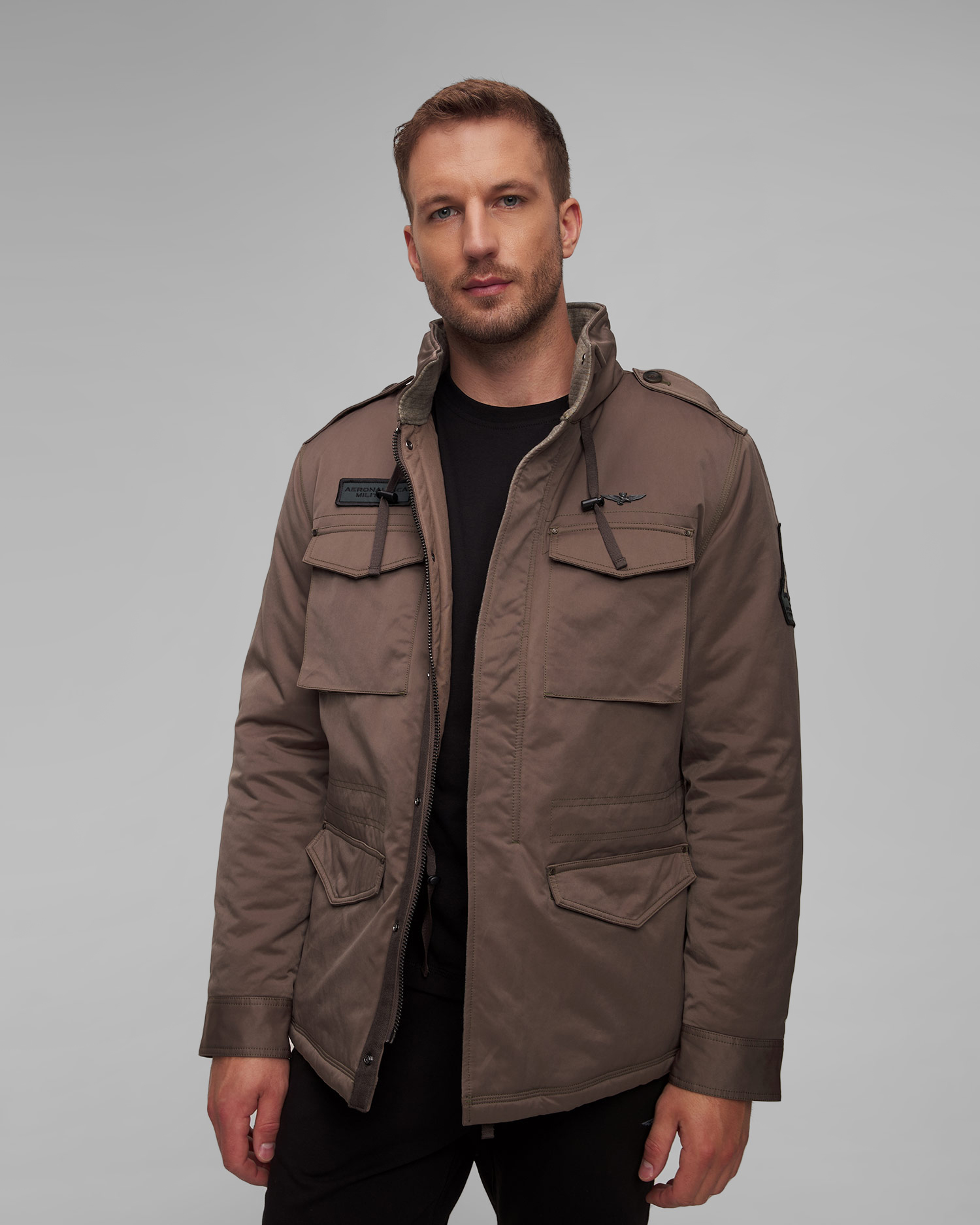 Aeronautica Militare Herrenjacke in Braun
