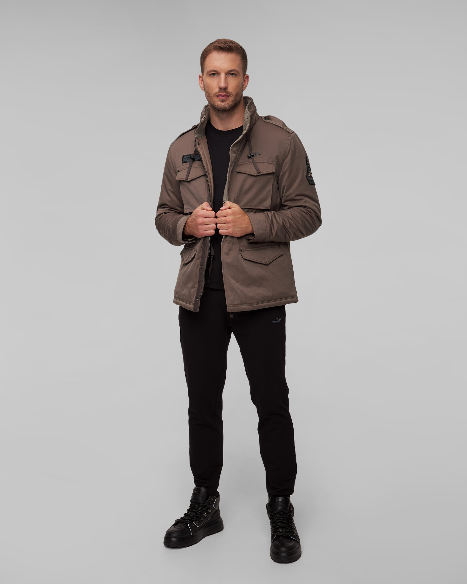 Aeronautica Militare Herrenjacke in Braun