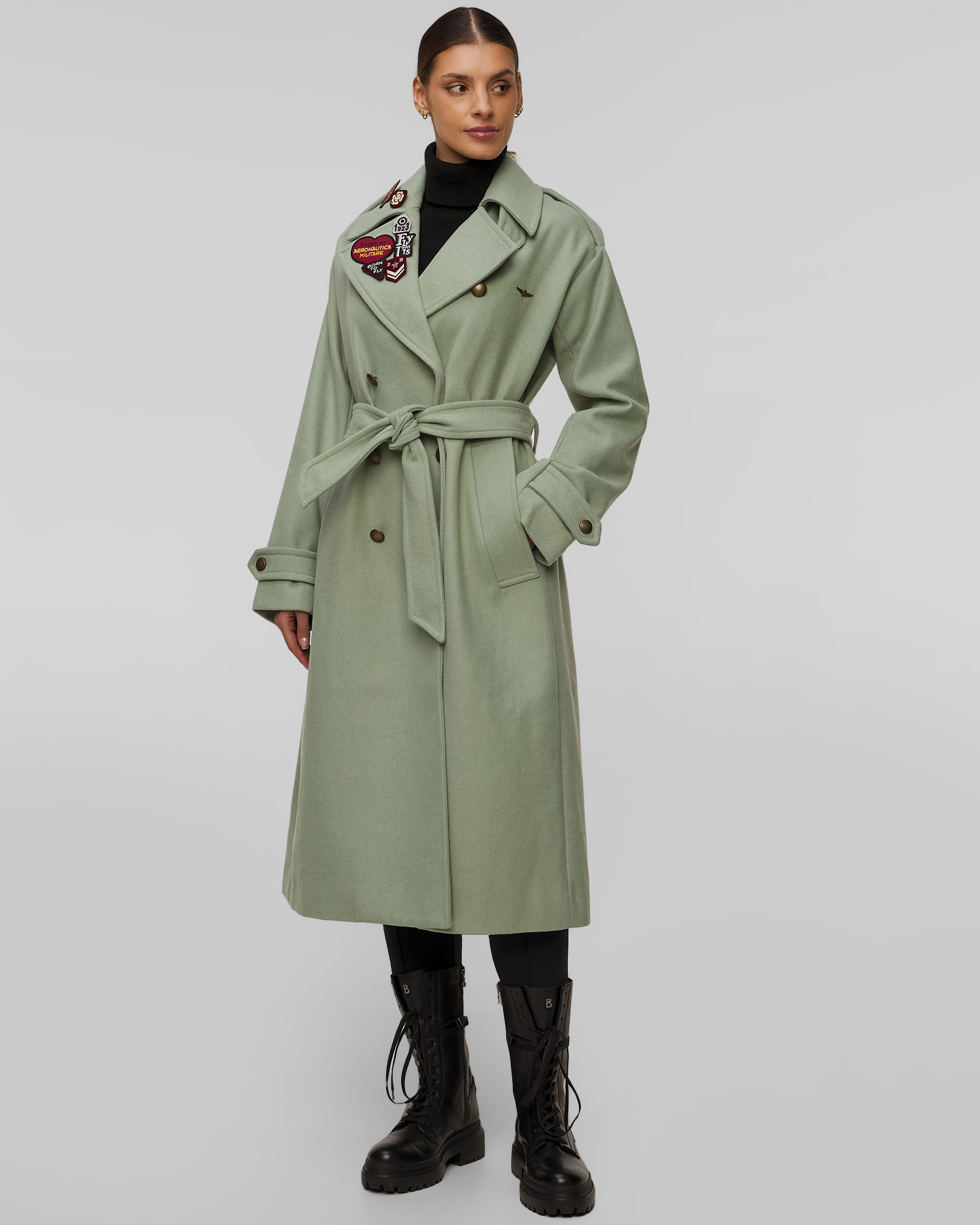Aeronautica Militare Wollmantel für Damen