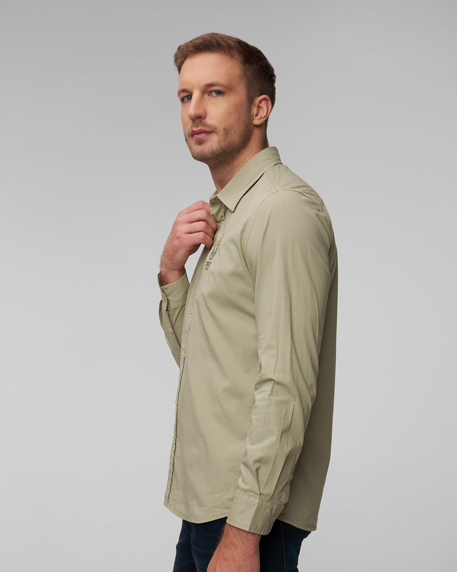 Aeronautica Militare Herrenhemd in Grün