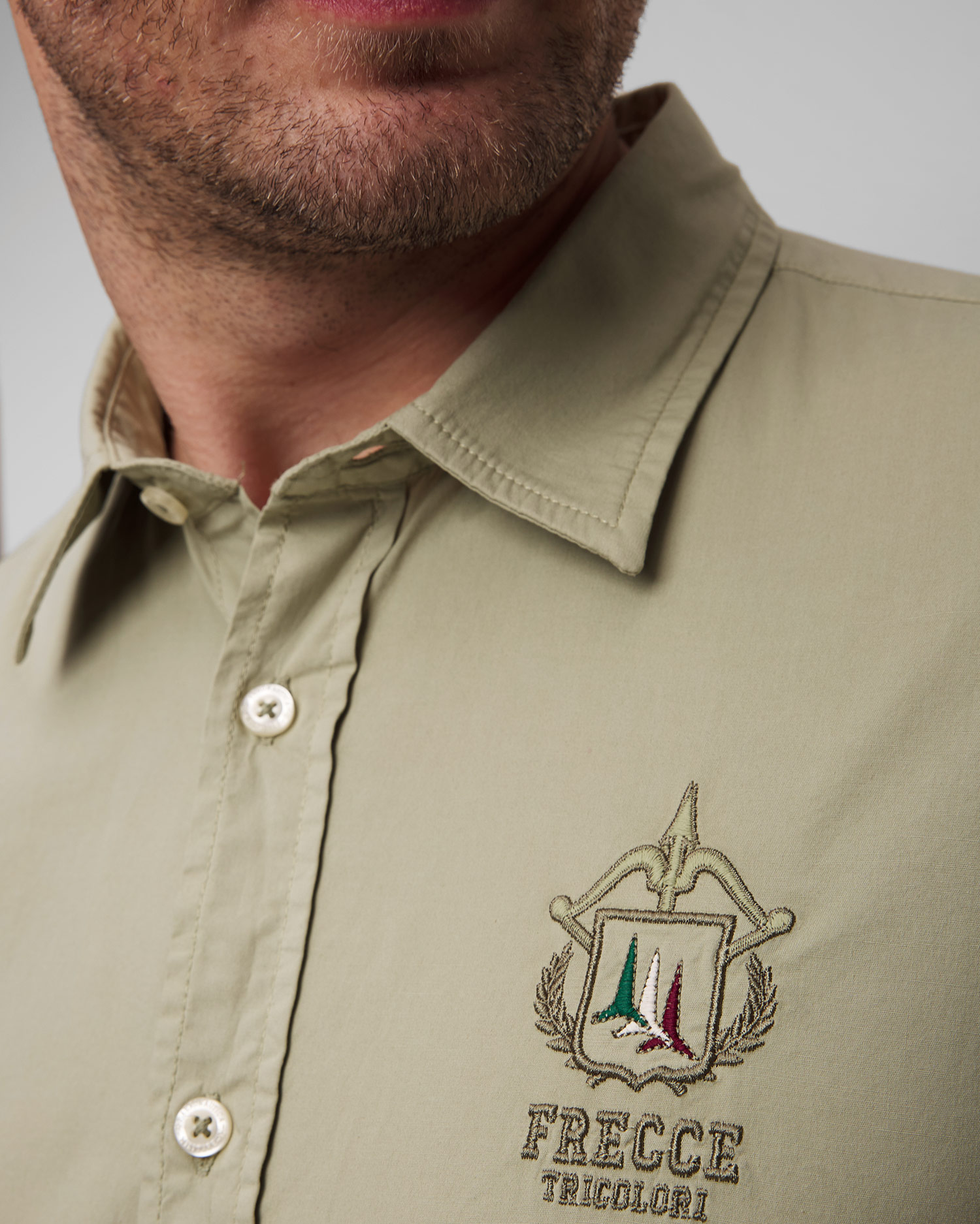 Aeronautica Militare Herrenhemd in Grün