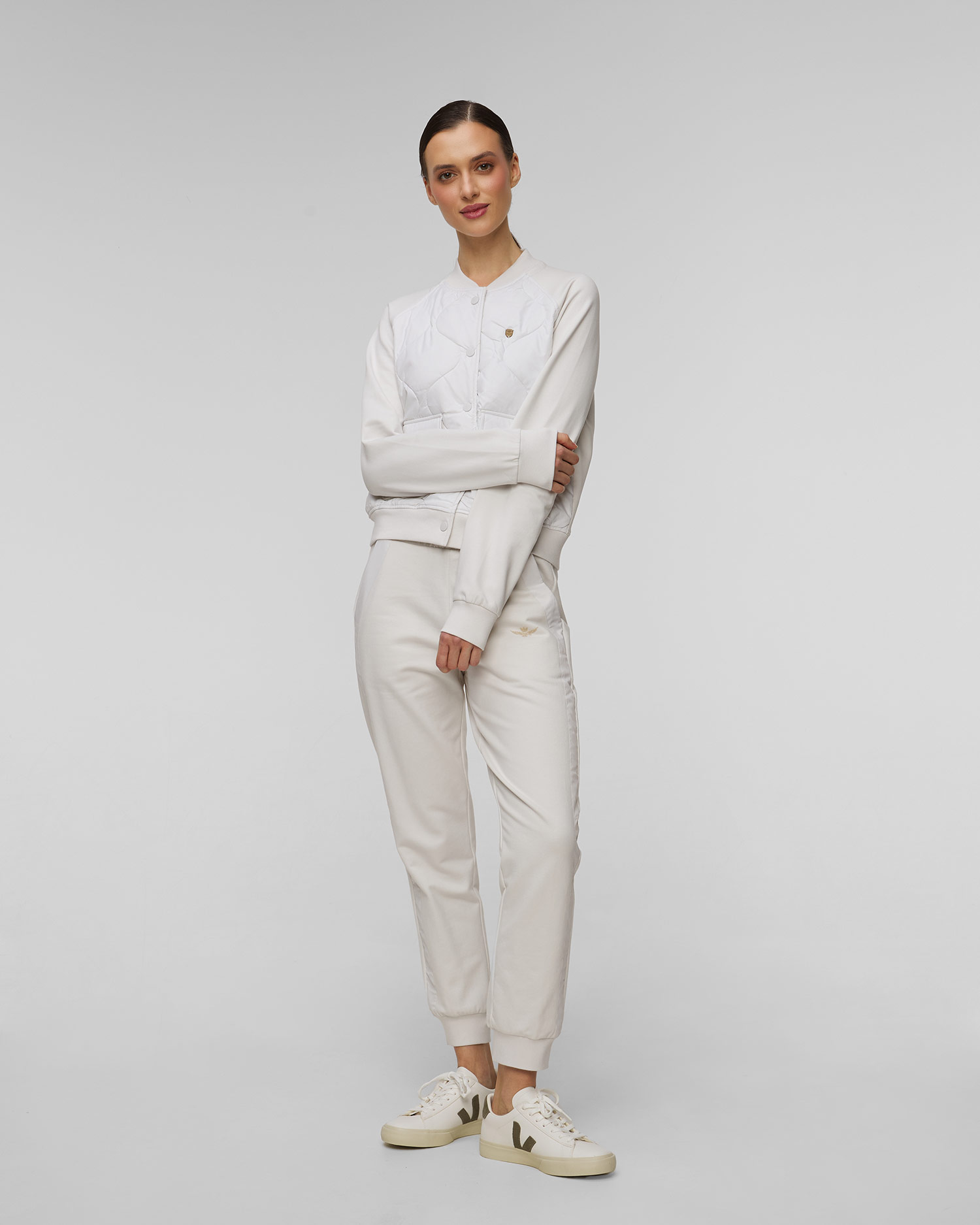 Aeronautica Militare Damen-Sweatshirt in Weiß
