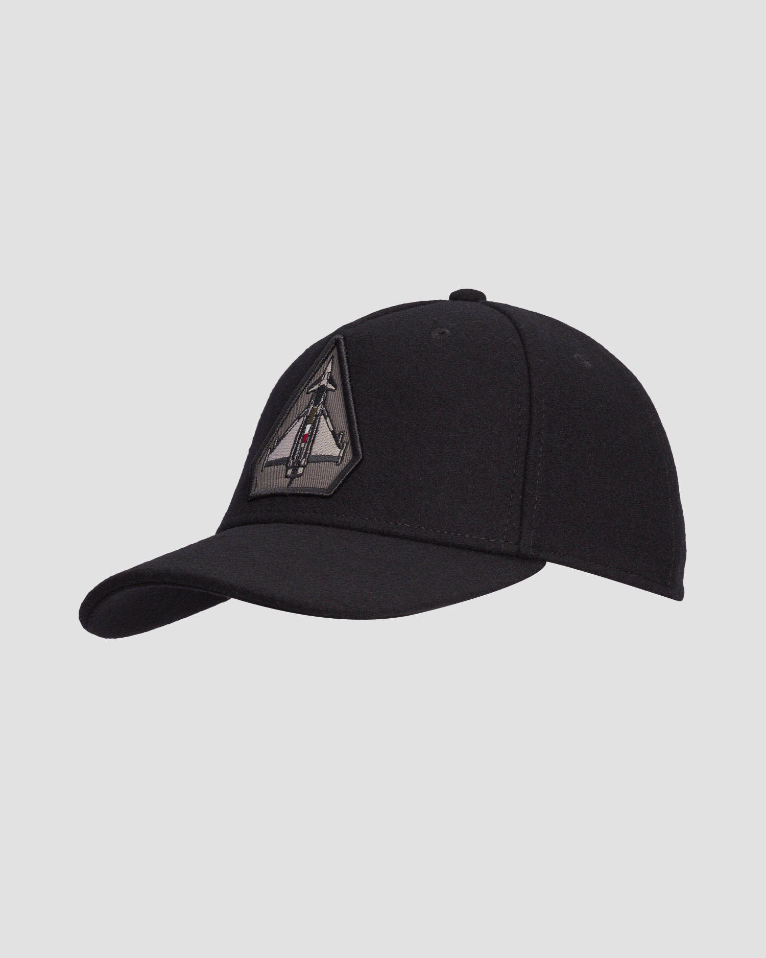 Černá vlněná kšiltovka Aeronautica Militare