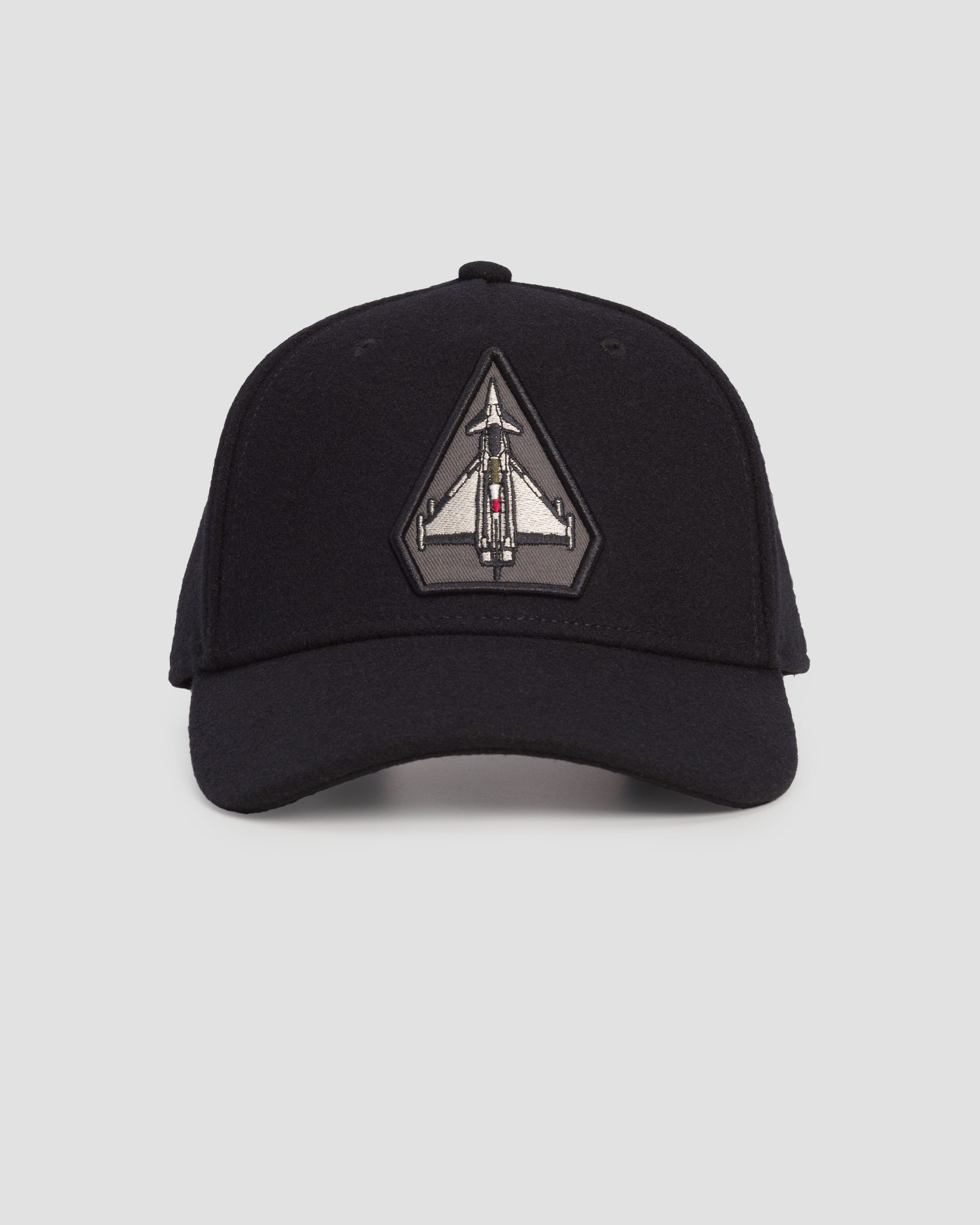 Černá vlněná kšiltovka Aeronautica Militare