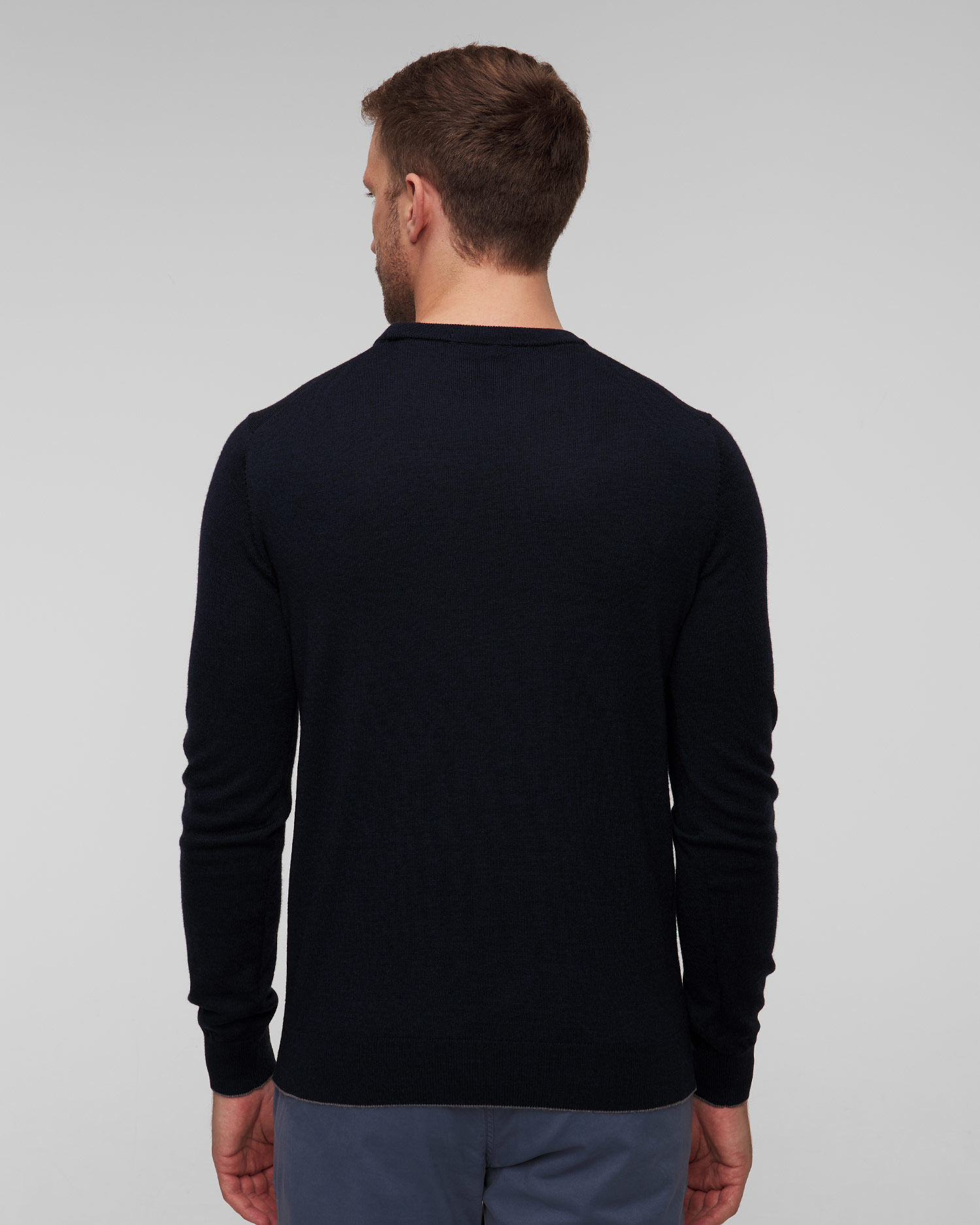 Aeronautica Militare Wollpullover für Herren in Marineblau