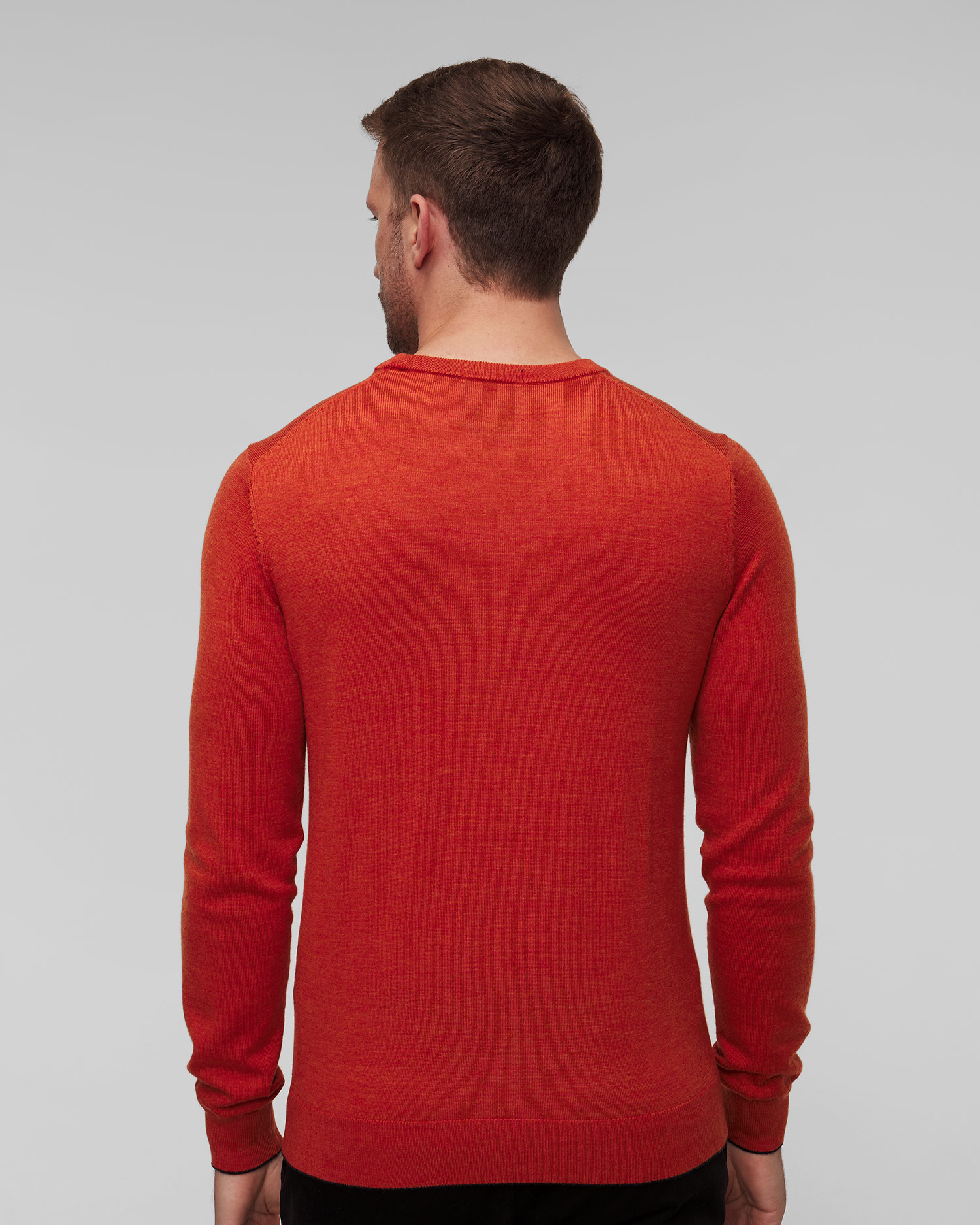 Aeronautica Militare Wollpullover für Herren in Orange