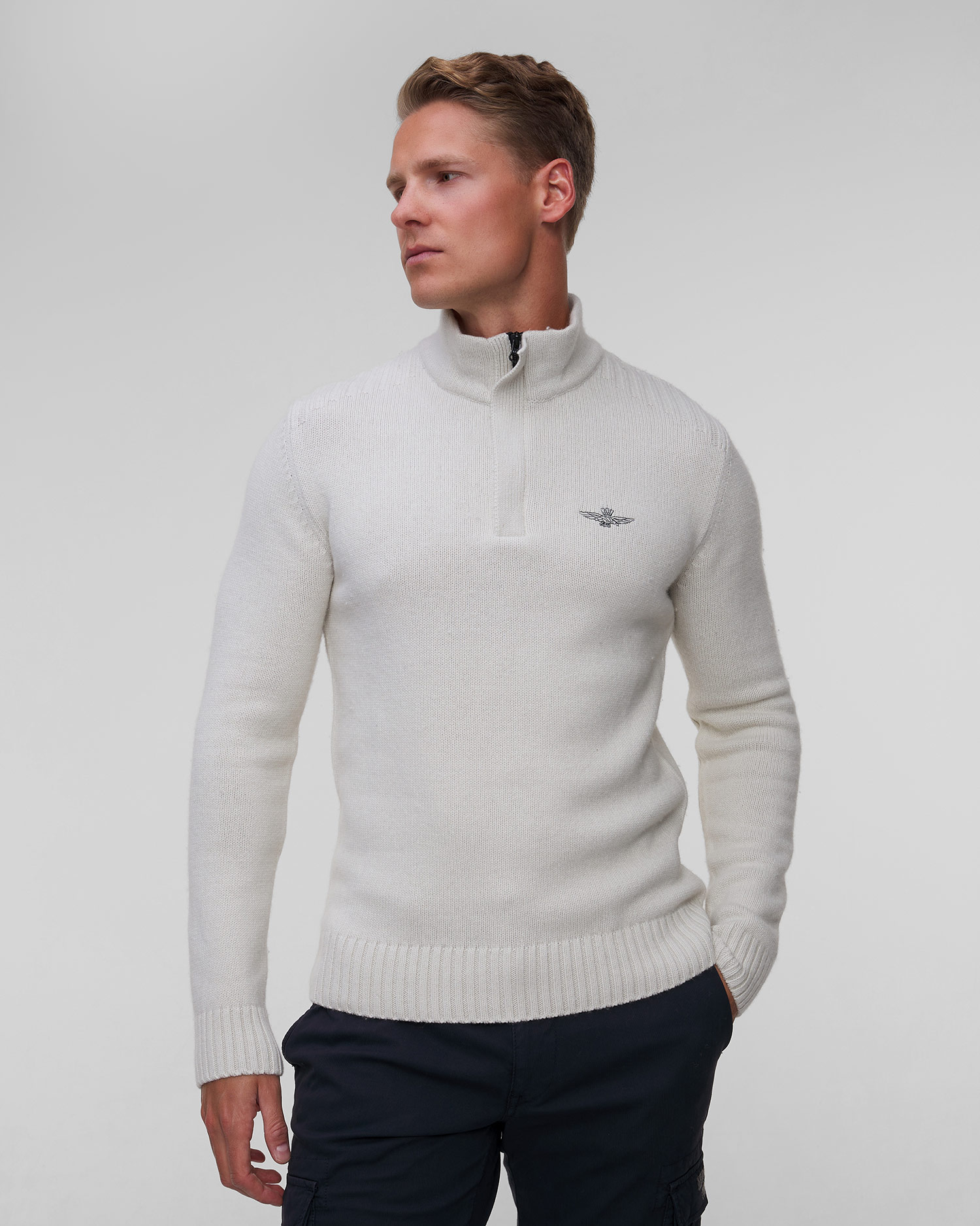 Men's wool jumper Aeronautica Militare