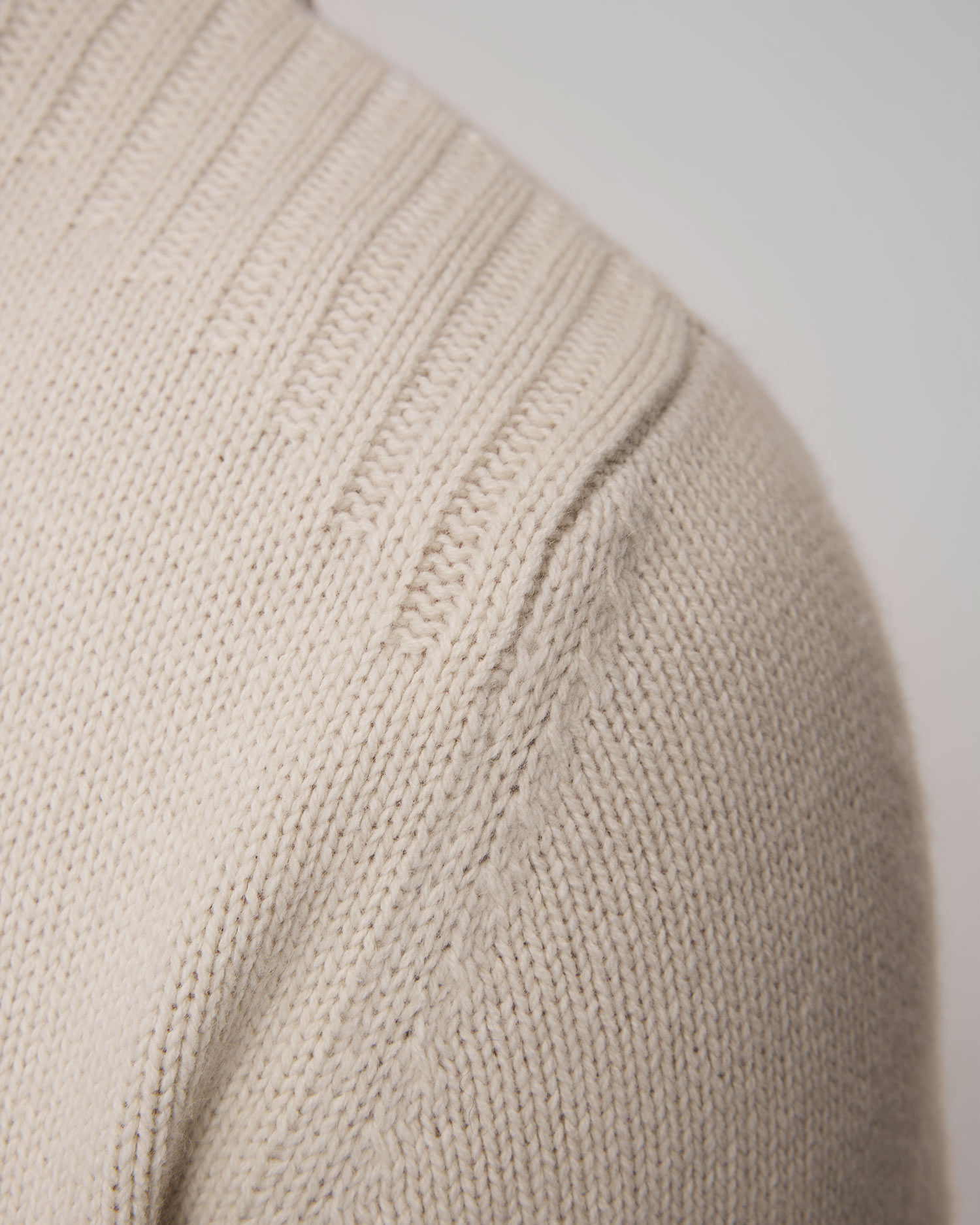 Aeronautica Militare Herrenpullover mit Wolle in Beige