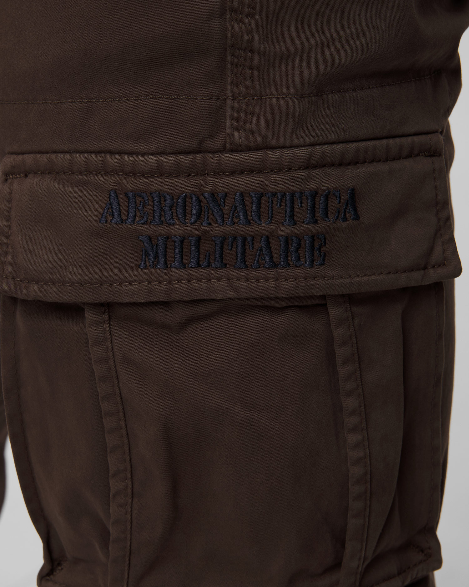 Pantalon cargo marron pour hommes Aeronautica Militare