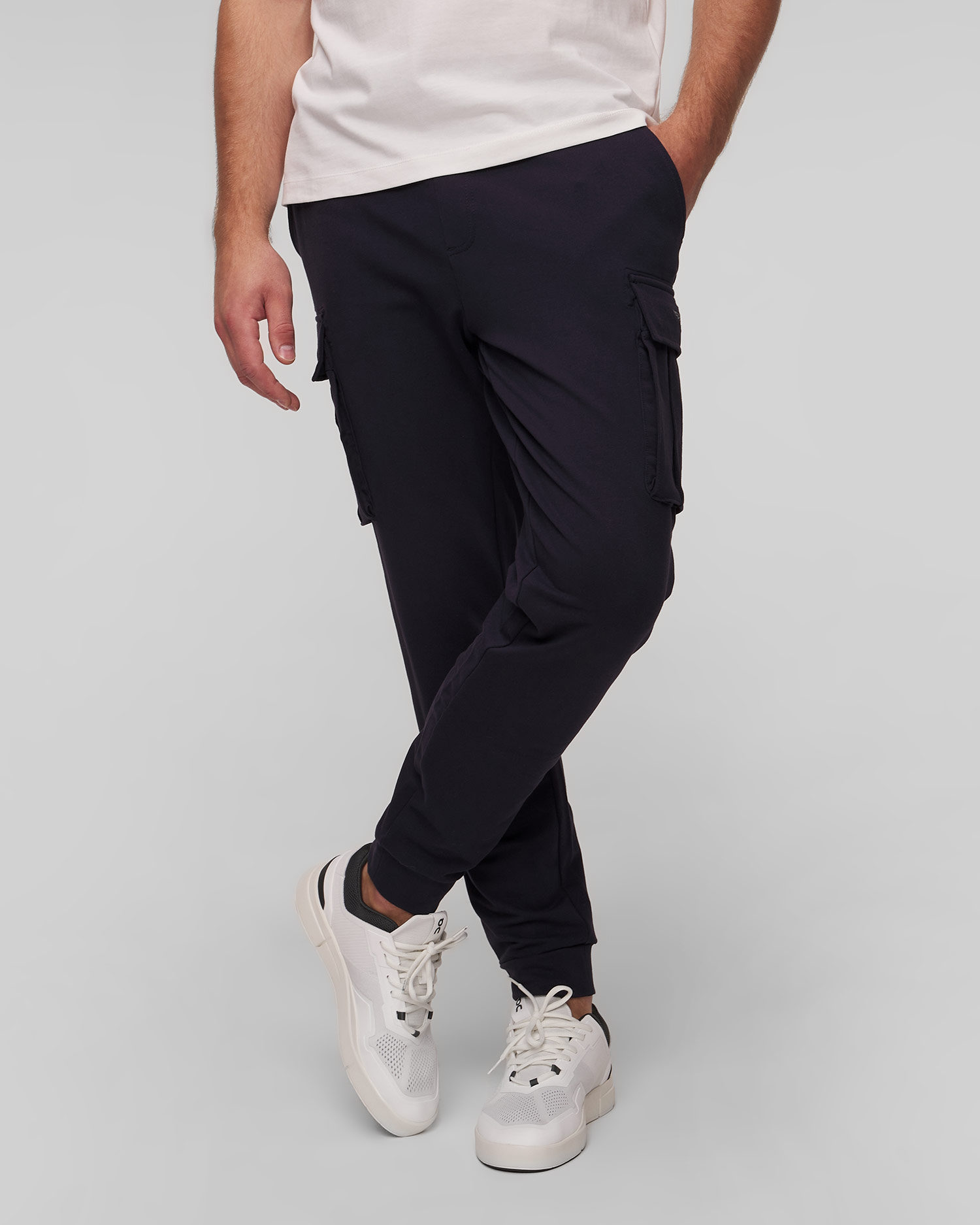 Pantalon de survêtement bleu marine pour hommes Aeronautica Militare
