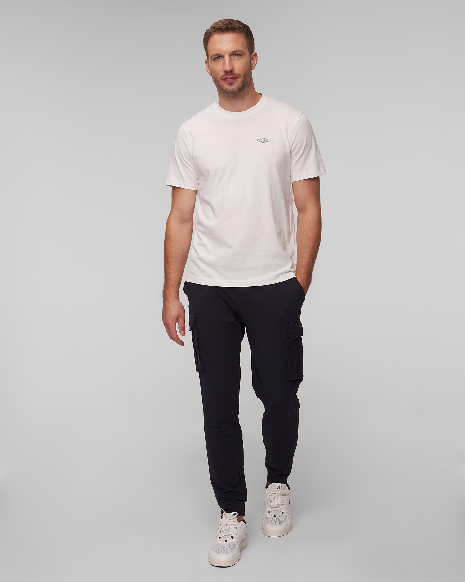 Pantalon de survêtement bleu marine pour hommes Aeronautica Militare