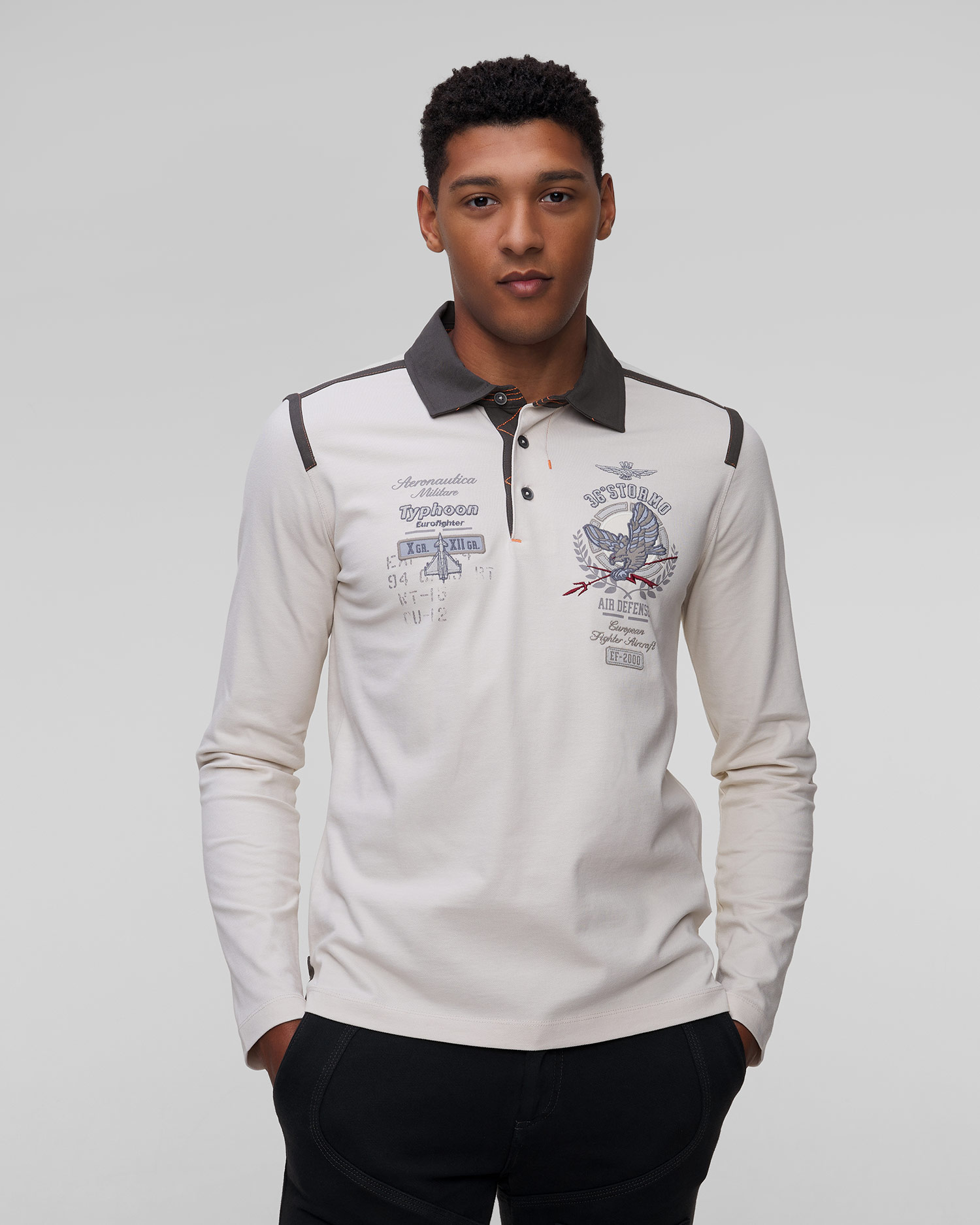 Aeronautica Militare Langarmshirt für Herren
