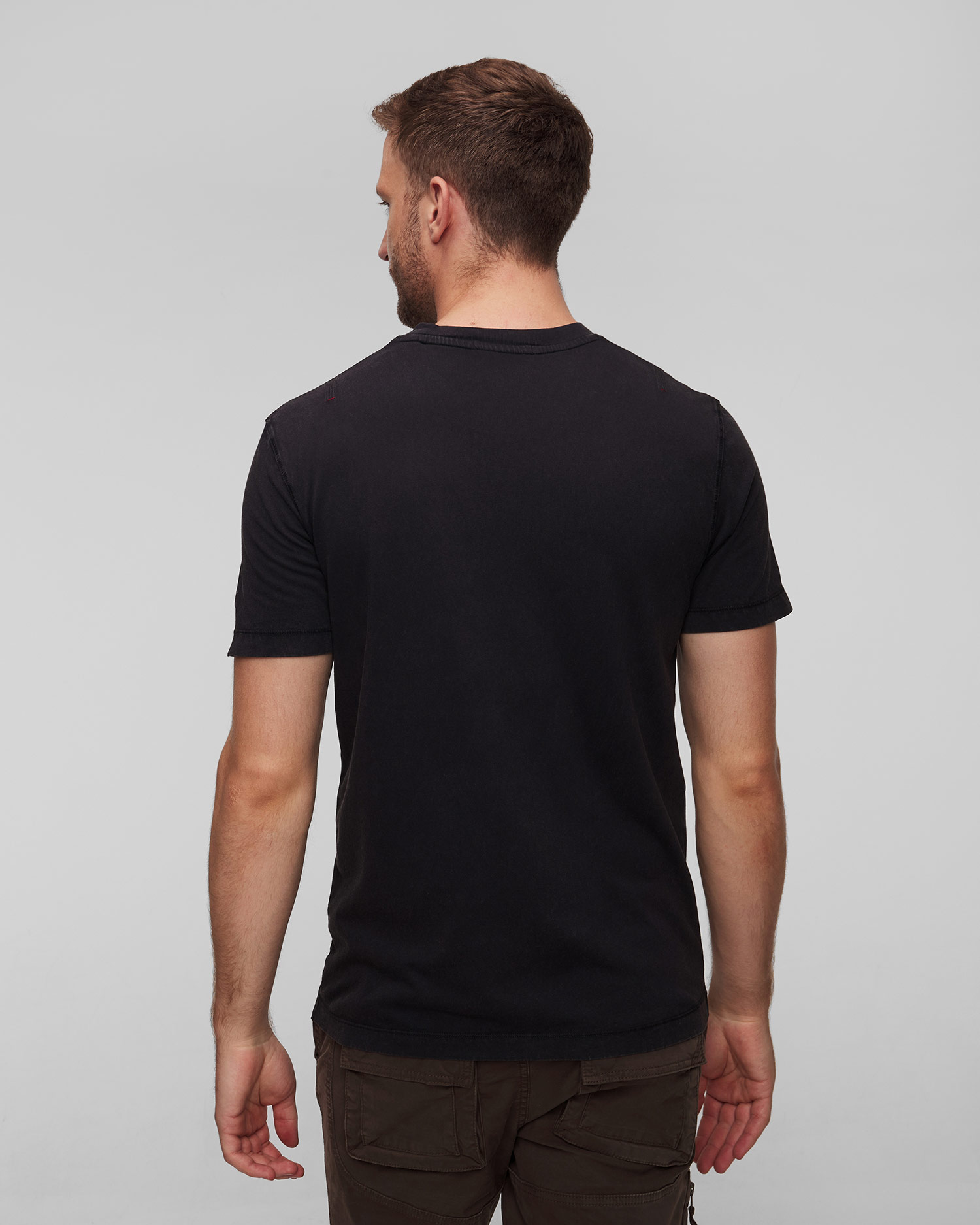 Men's black T-shirt Aeronautica Militare